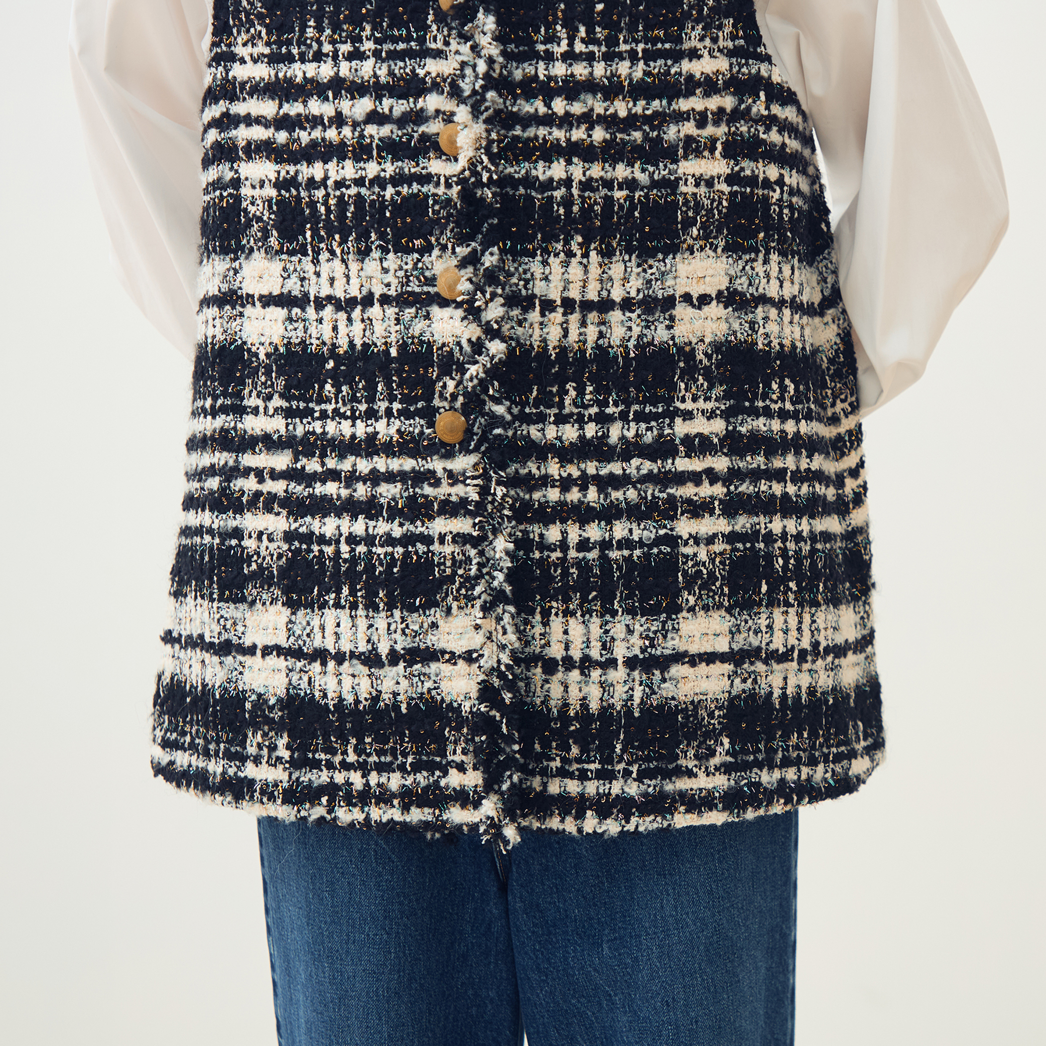 オーロラグレンチェック Vカラージレ｜トゥモローランド 公式通販