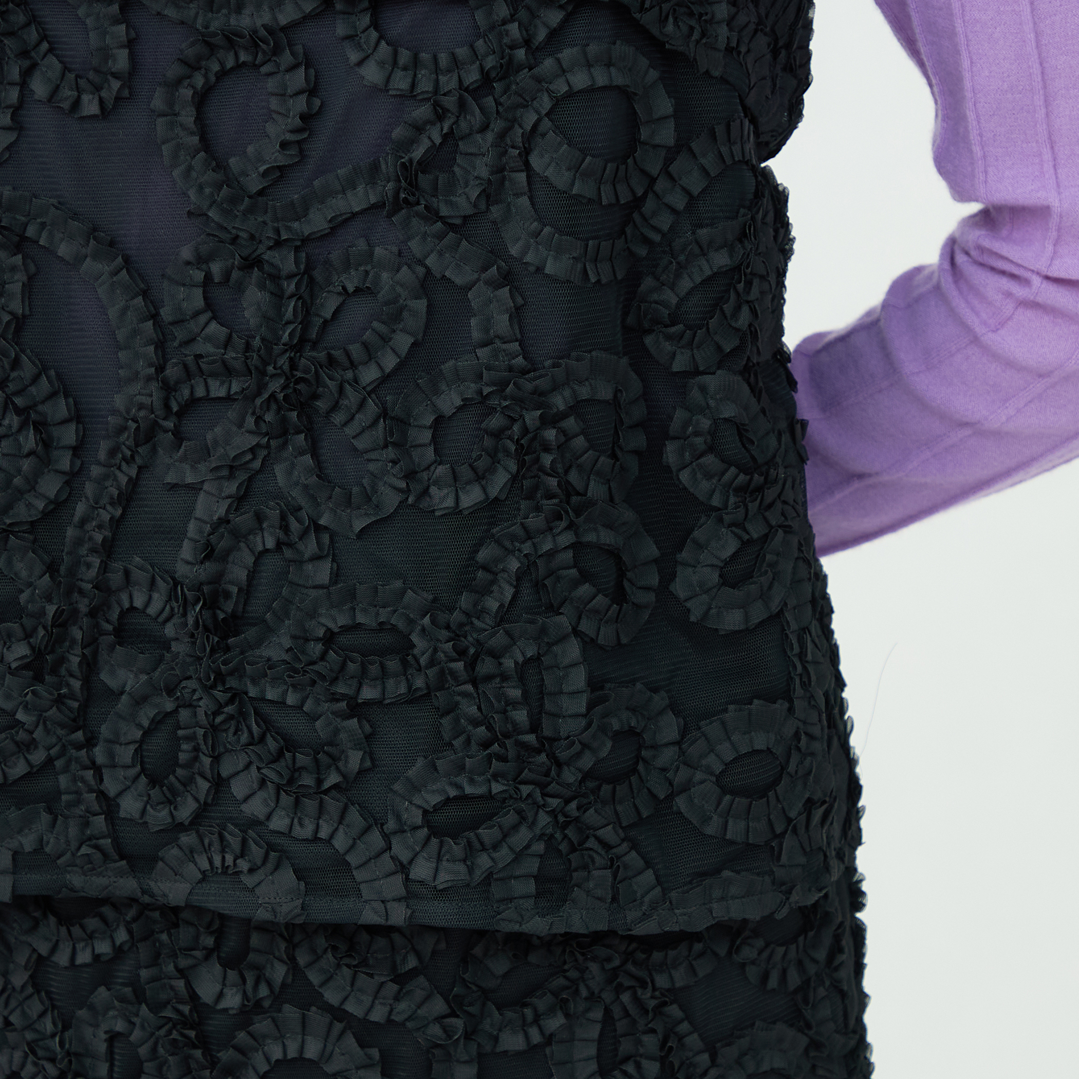 ロゼットチュールエンブロイダリー キャミソールブラウス