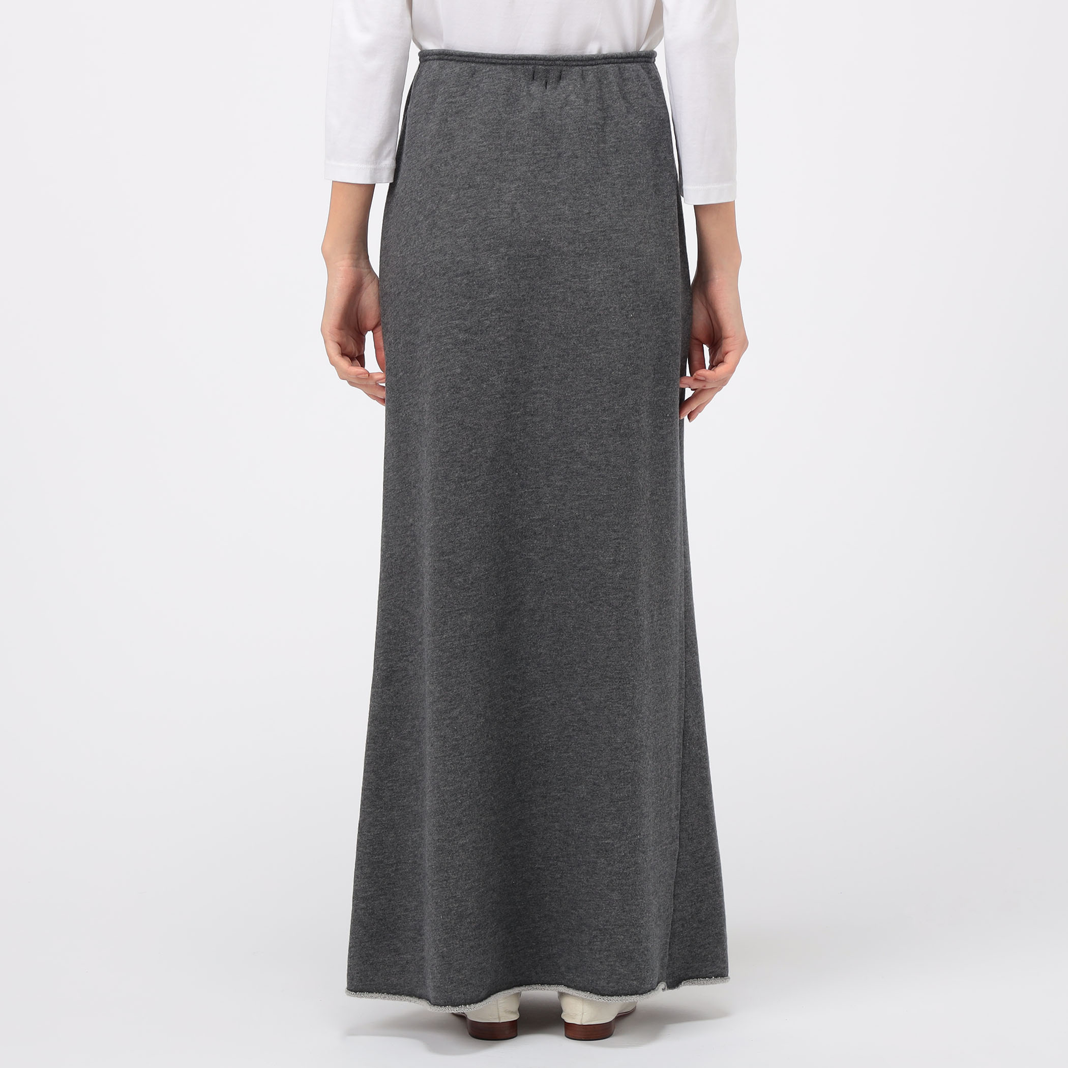 糸田シスカ スーピマコットンカシミヤ Aラインマキシスカート｜トゥモローランド