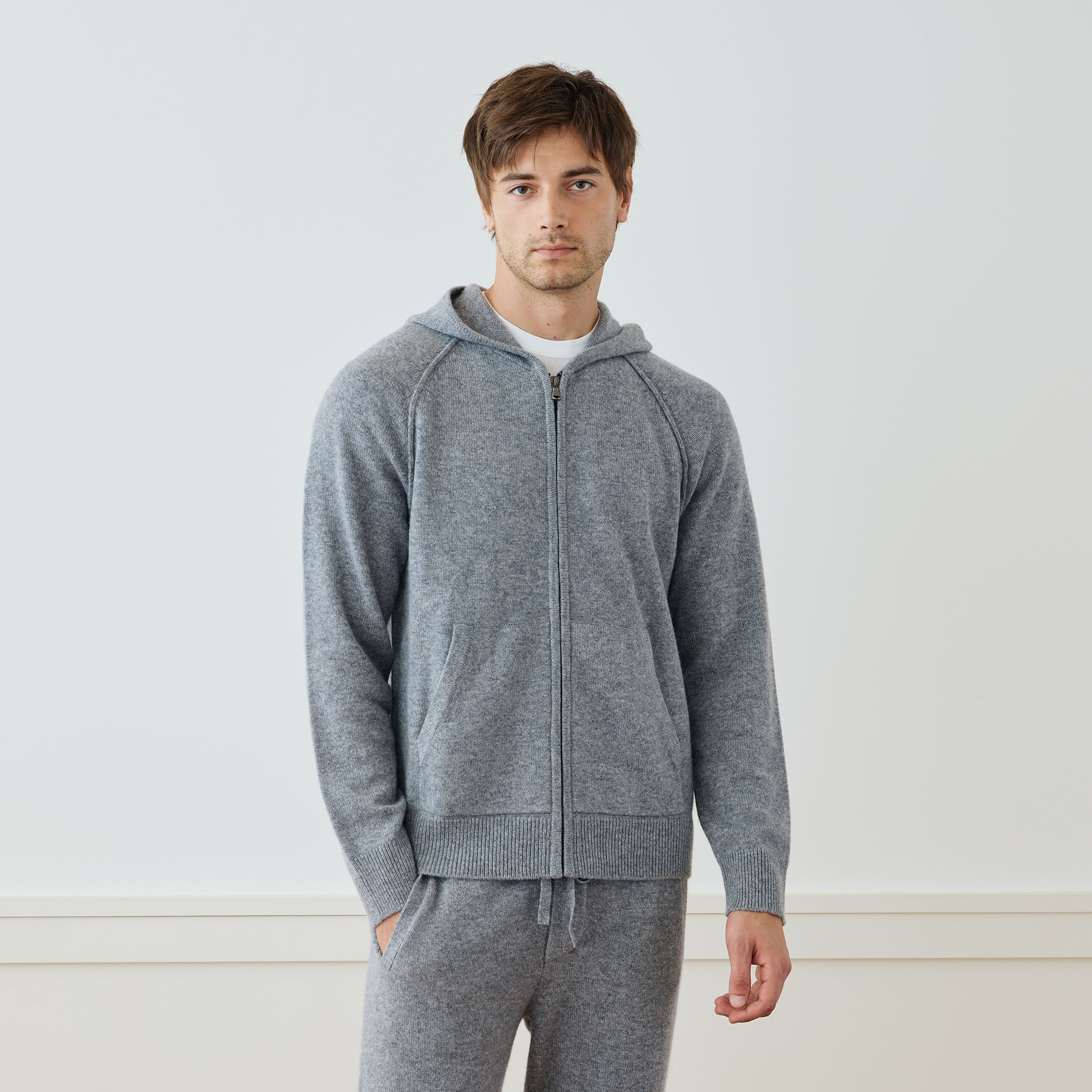 リサイクルカシミヤ ジップアップパーカー MRBC2121｜トゥモローランド