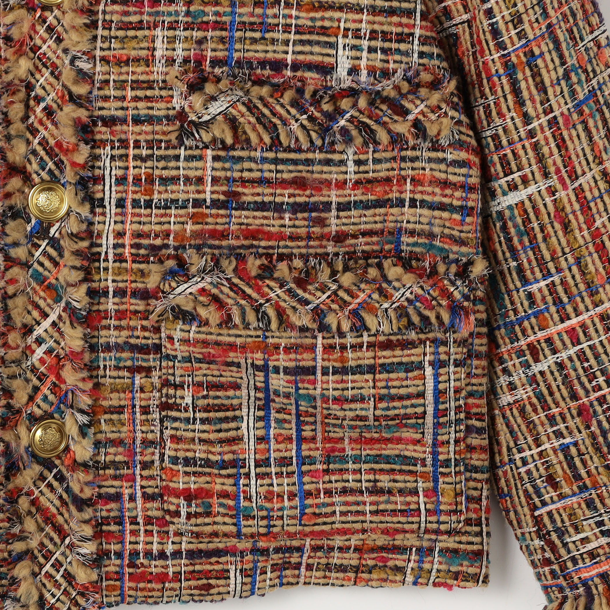 マルチツイード フリンジショートジャケット｜トゥモローランド 公式通販