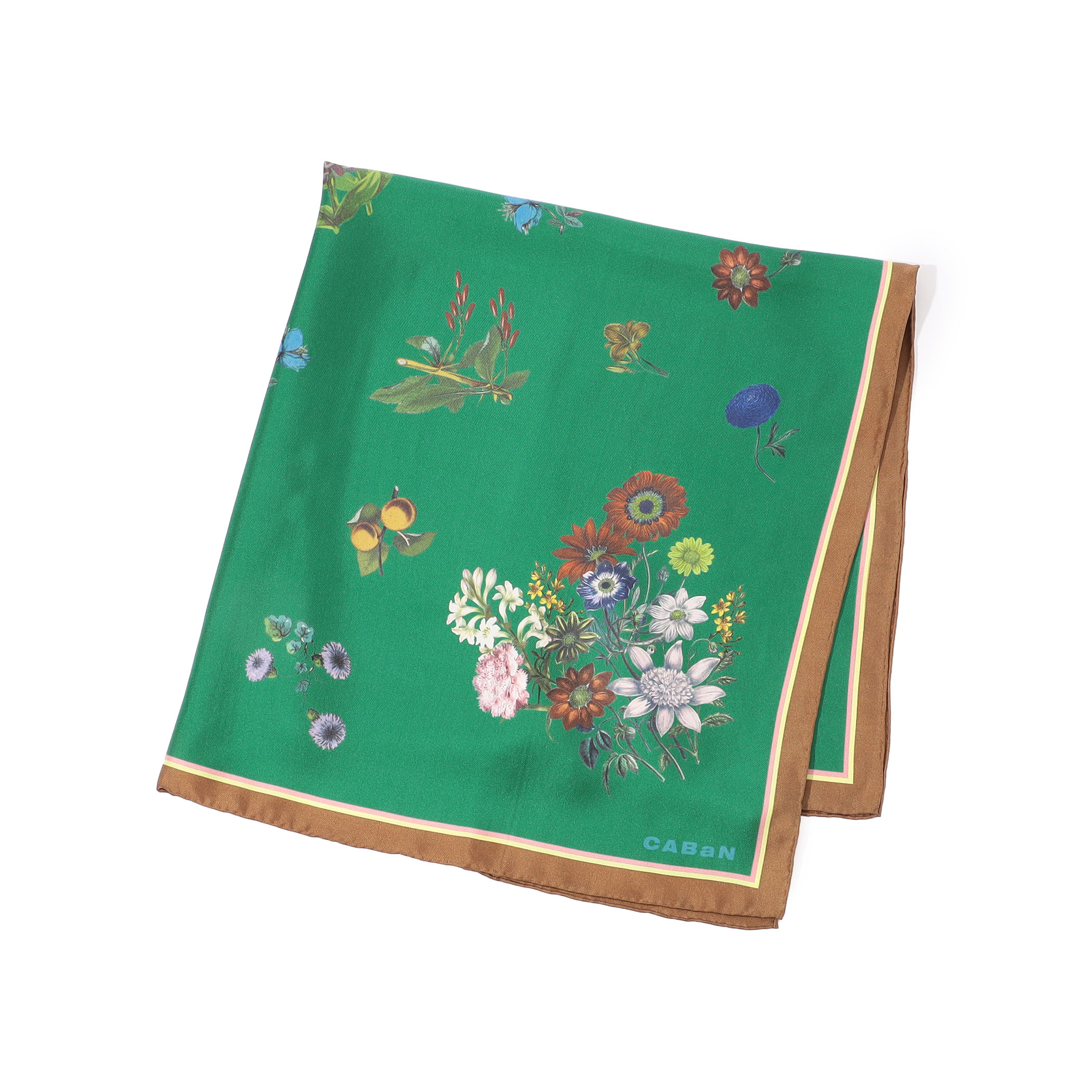 シルクツイル BOUQUET プリントスカーフ