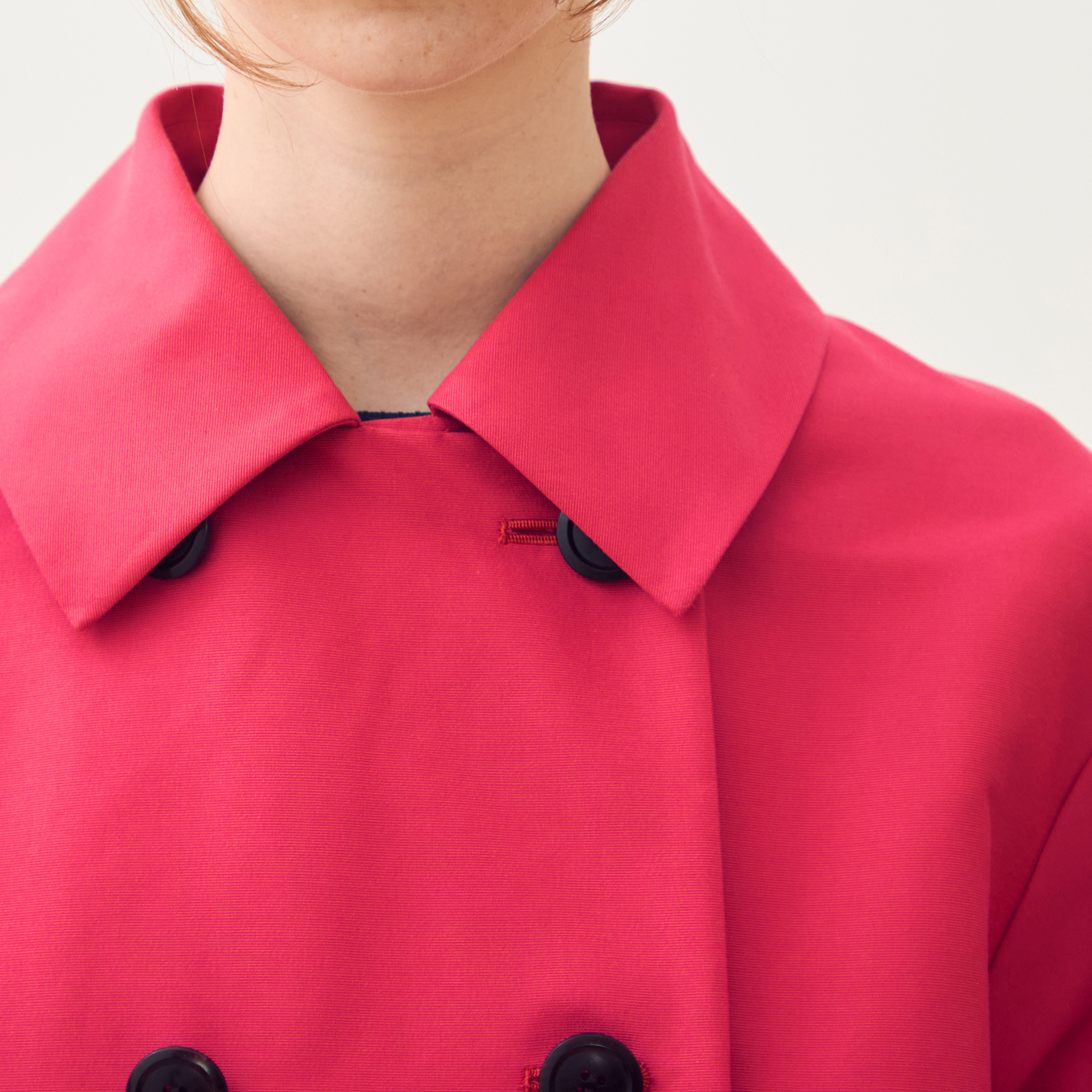 コットンシルクグログラン トラペーズジャケット｜トゥモローランド