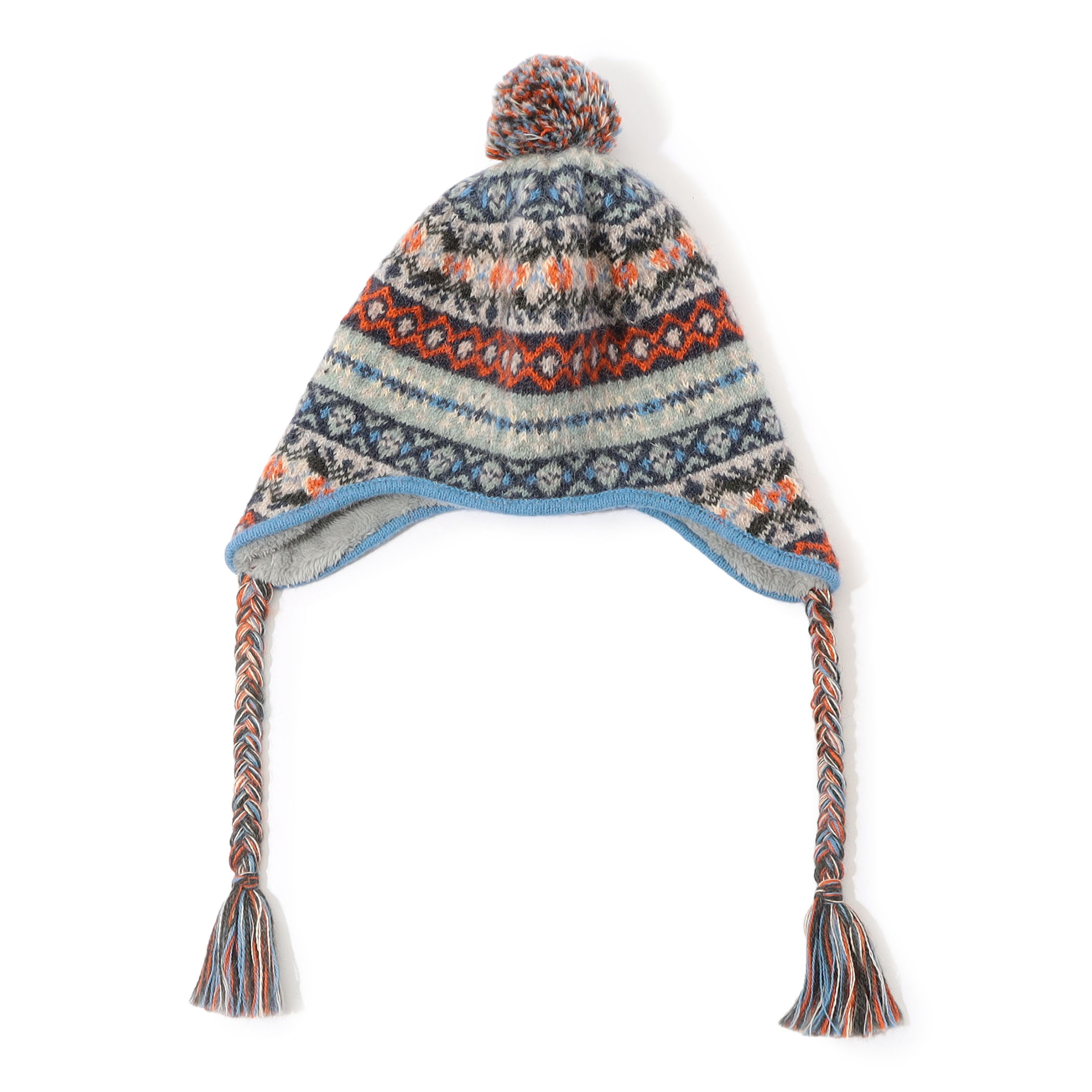 MAISON et VOYAGE フェアアイルジャガード フラップハット