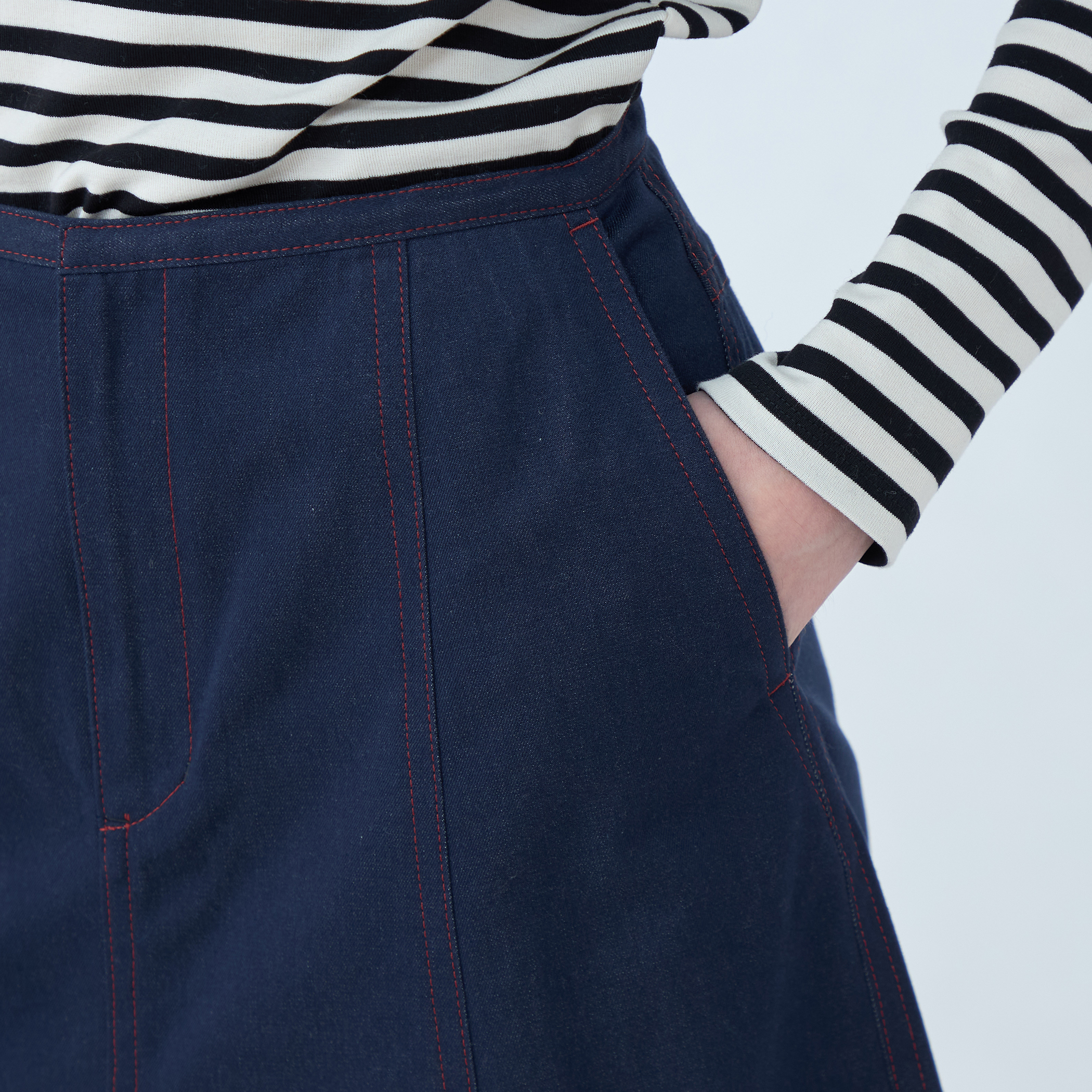 セール】 Borelio LINEN MIDI フレアスカート （ロング・マキシ