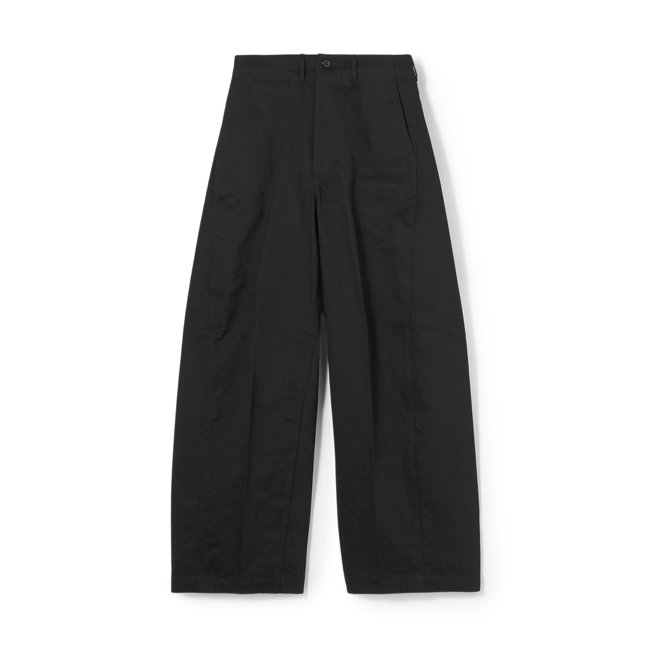 HYKE バレルレッグ チノパンツ