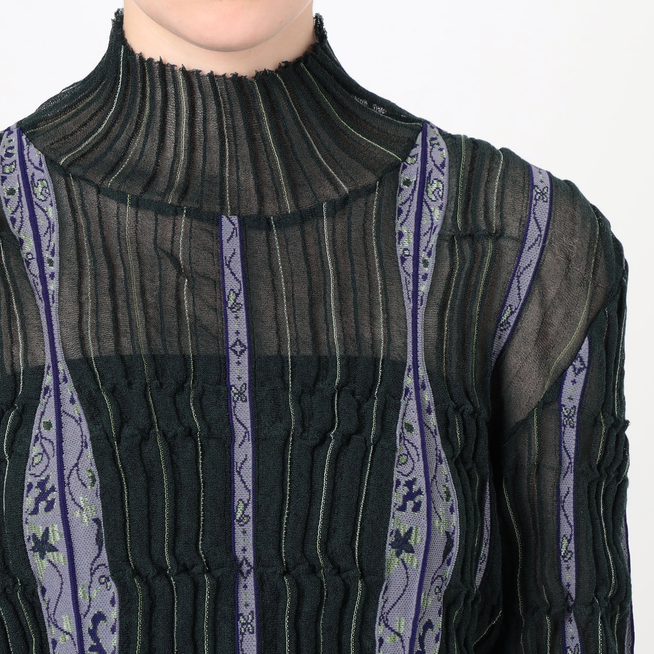 Mame Kurogouchi Fluid Jacquard Knit Top ジャカードニット