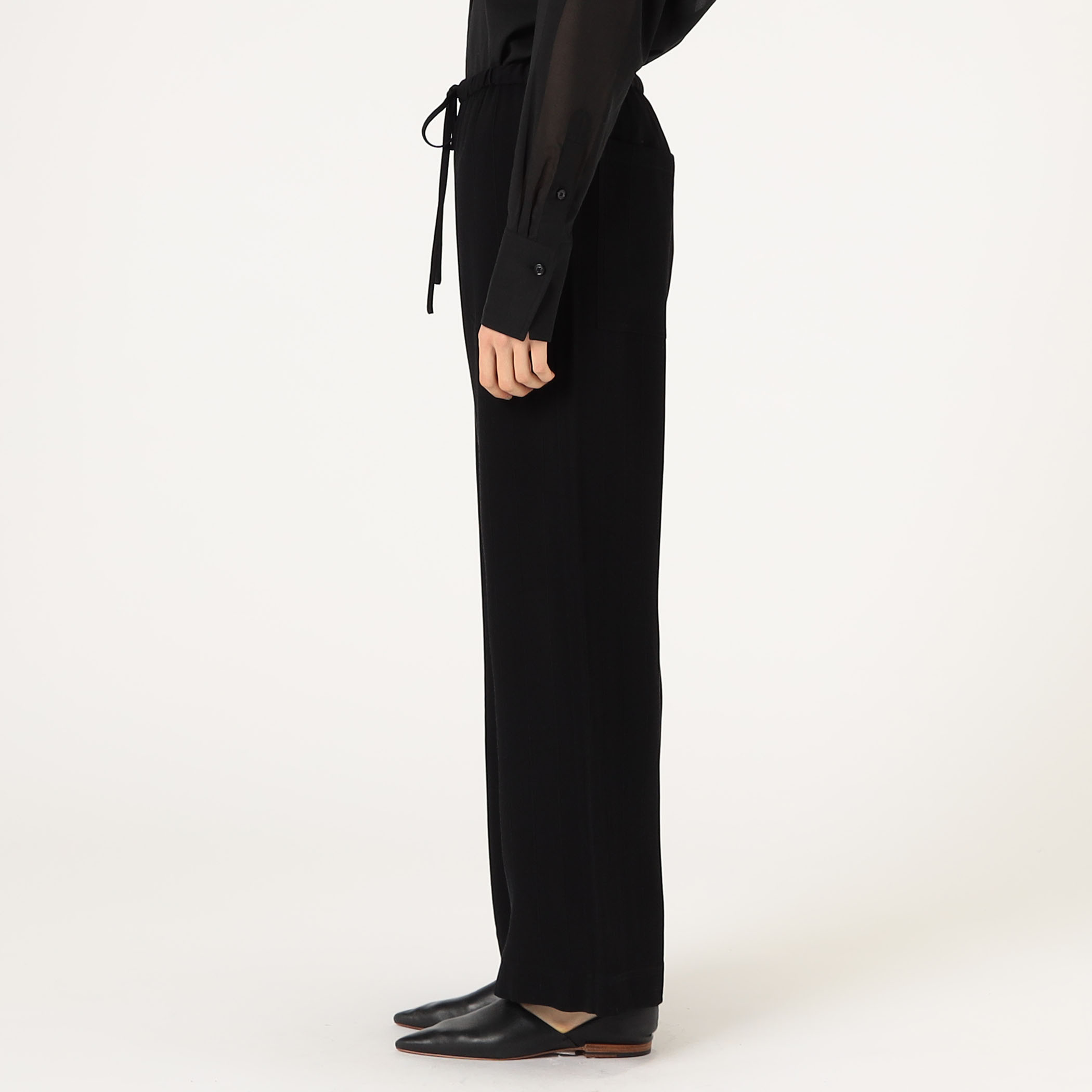 Toteme ウーブンストライプ ドローストリングパンツ TOTEME Woven Stripe パンツ｜トゥモローランド 公式通販