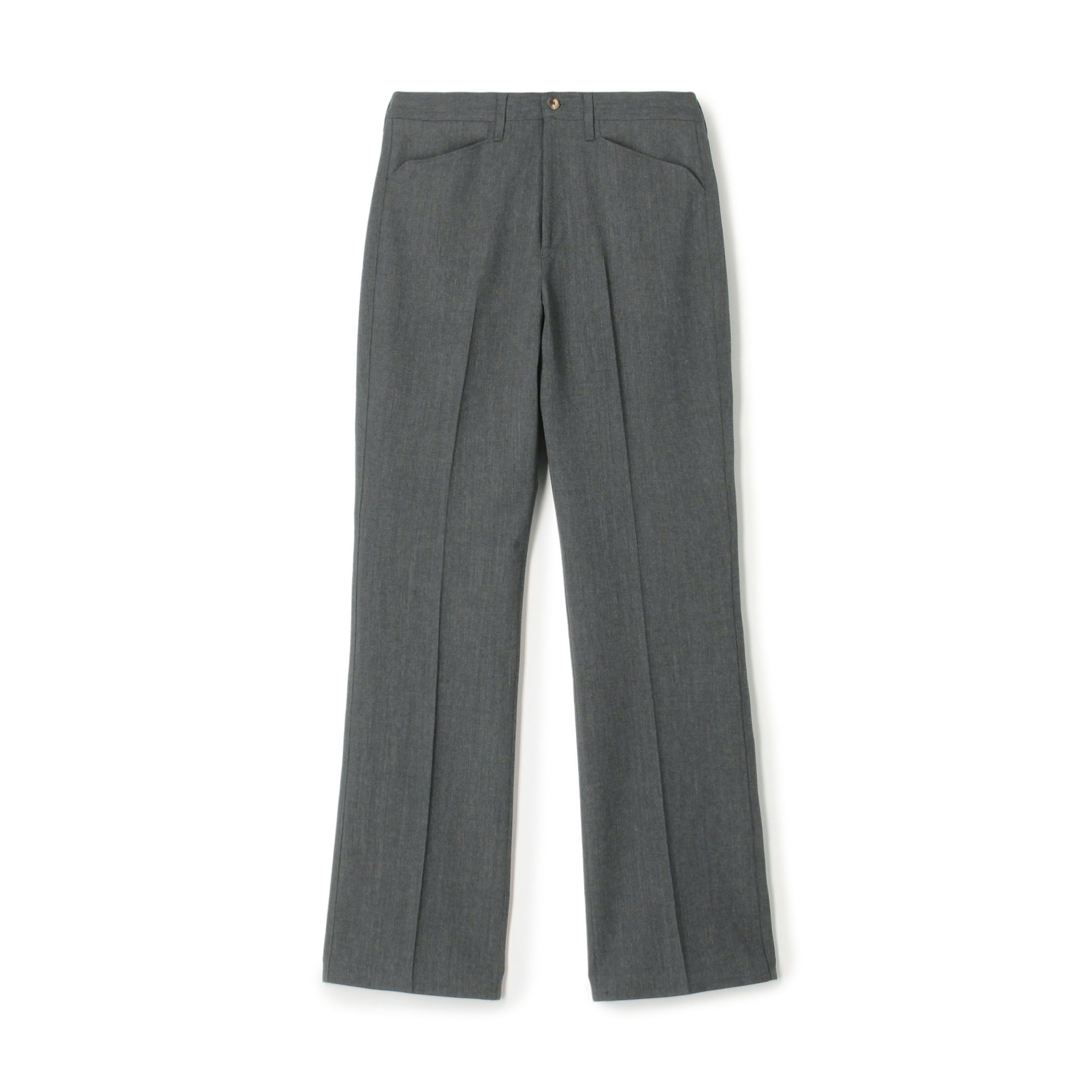 ポリエステルウール Lポケットフレアパンツ