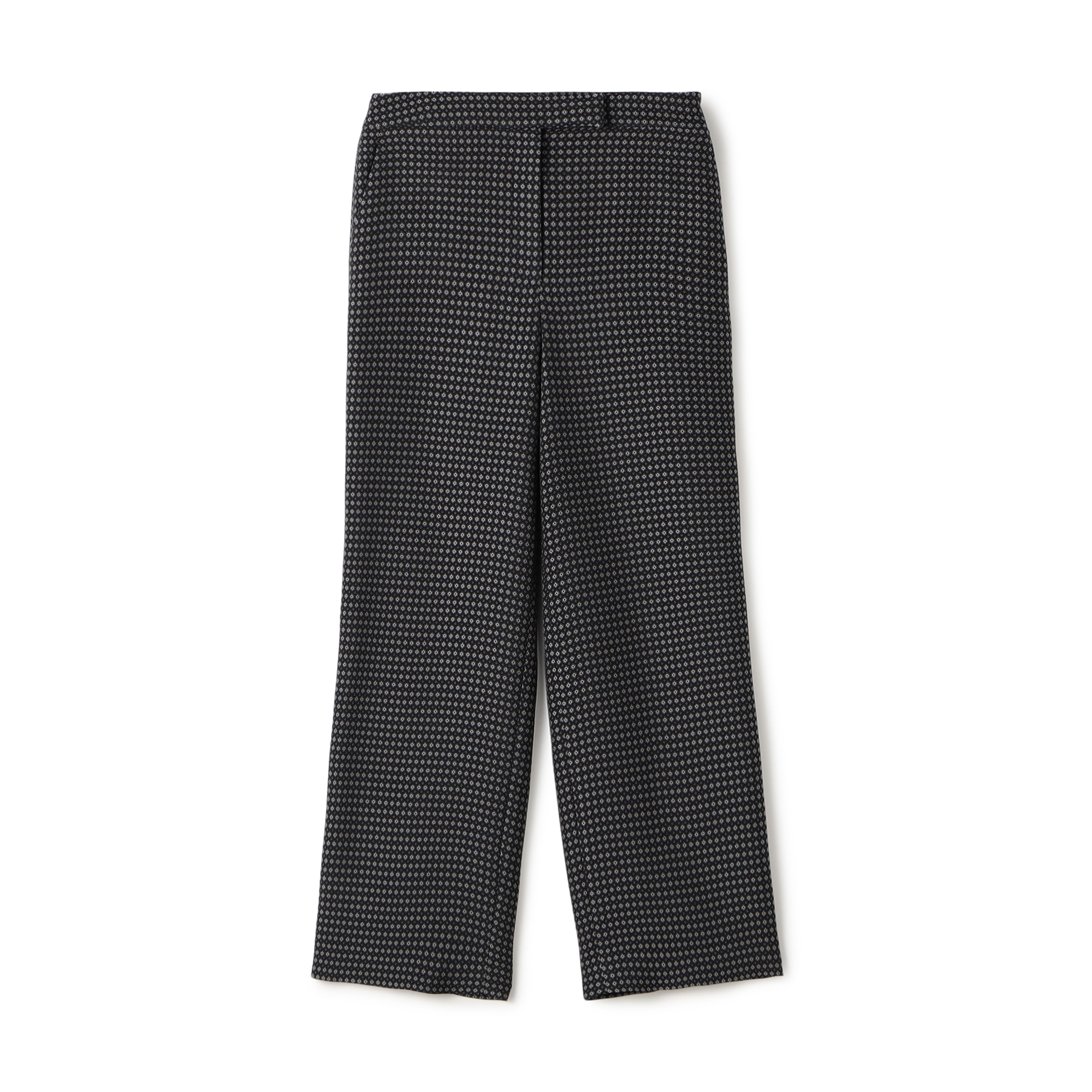 ドットジャカード セミワイドパンツ