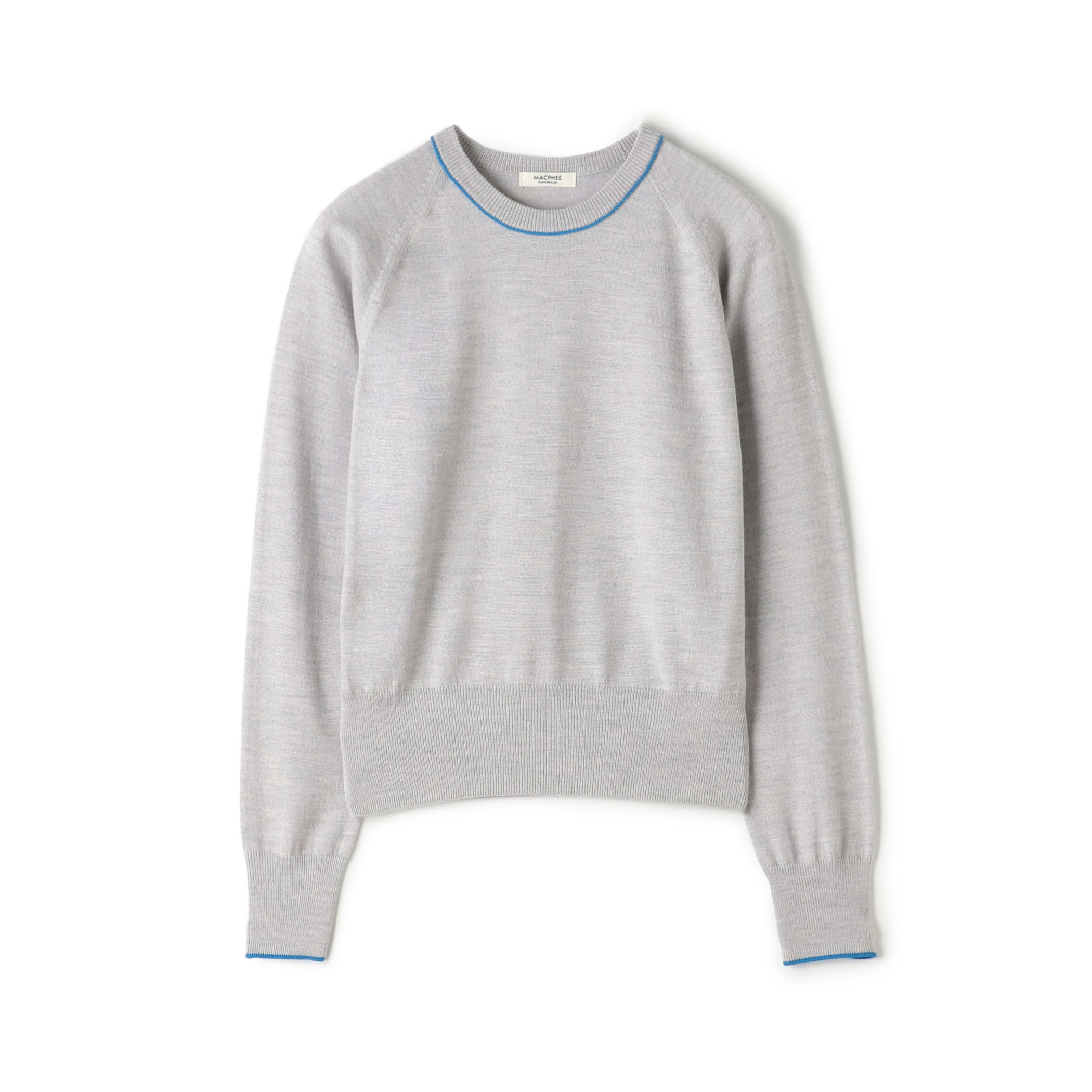 プレーンウール クルーネックプルオーバー