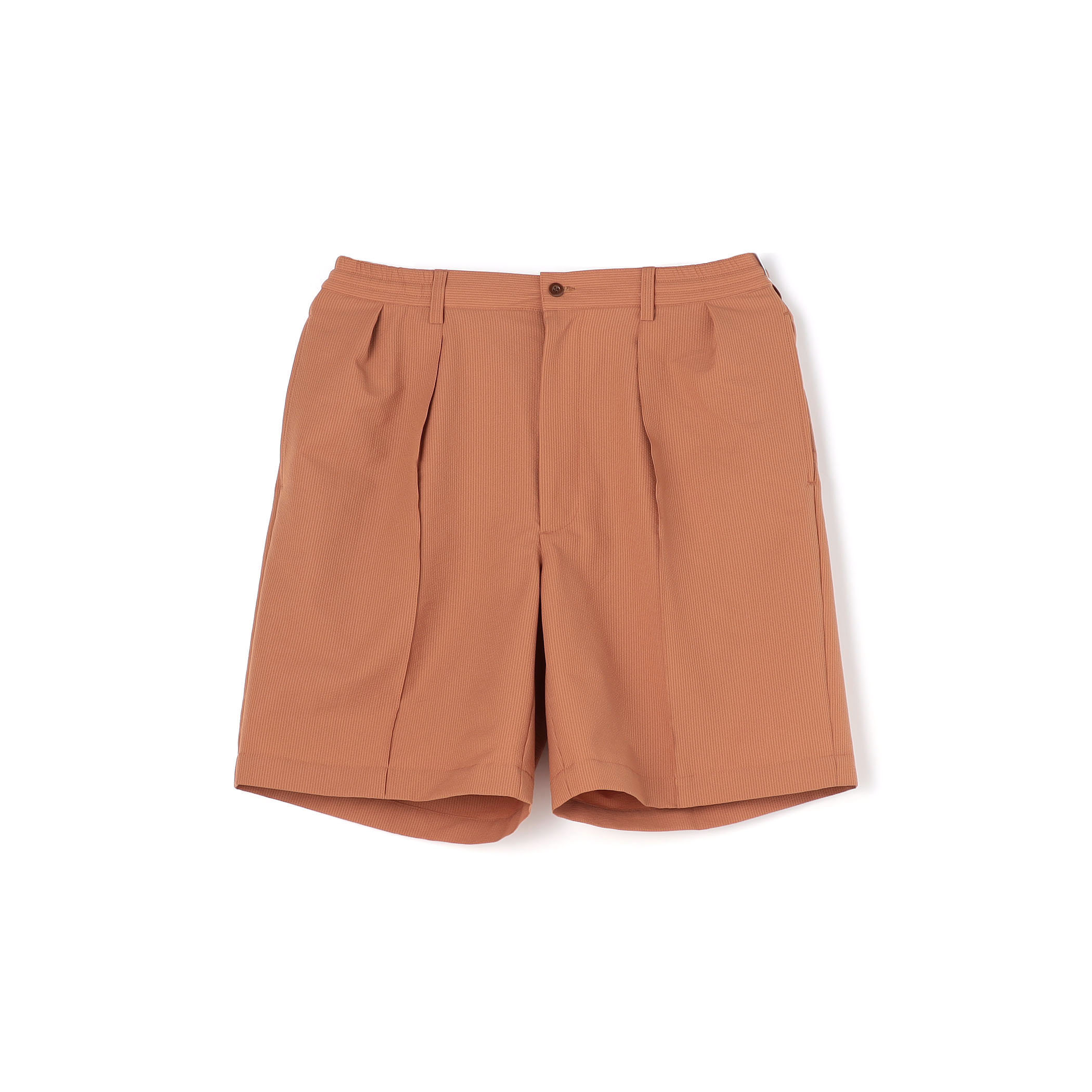 Tangent NEVILL SHORTS ポリエステル シアサッカー 2プリーツイージーショーツ