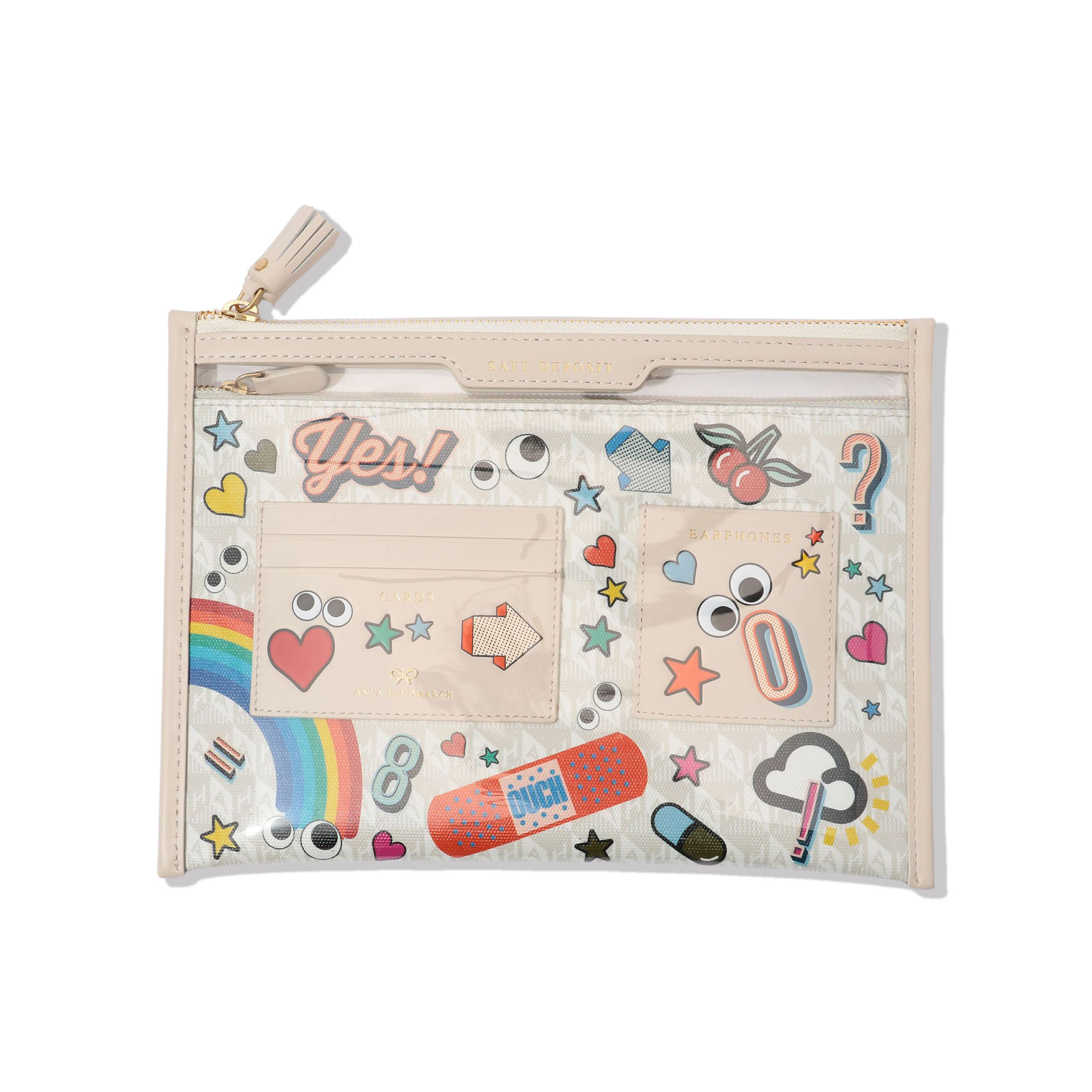 ANYA HINDMARCH SAFE DEPOSIT ポーチ