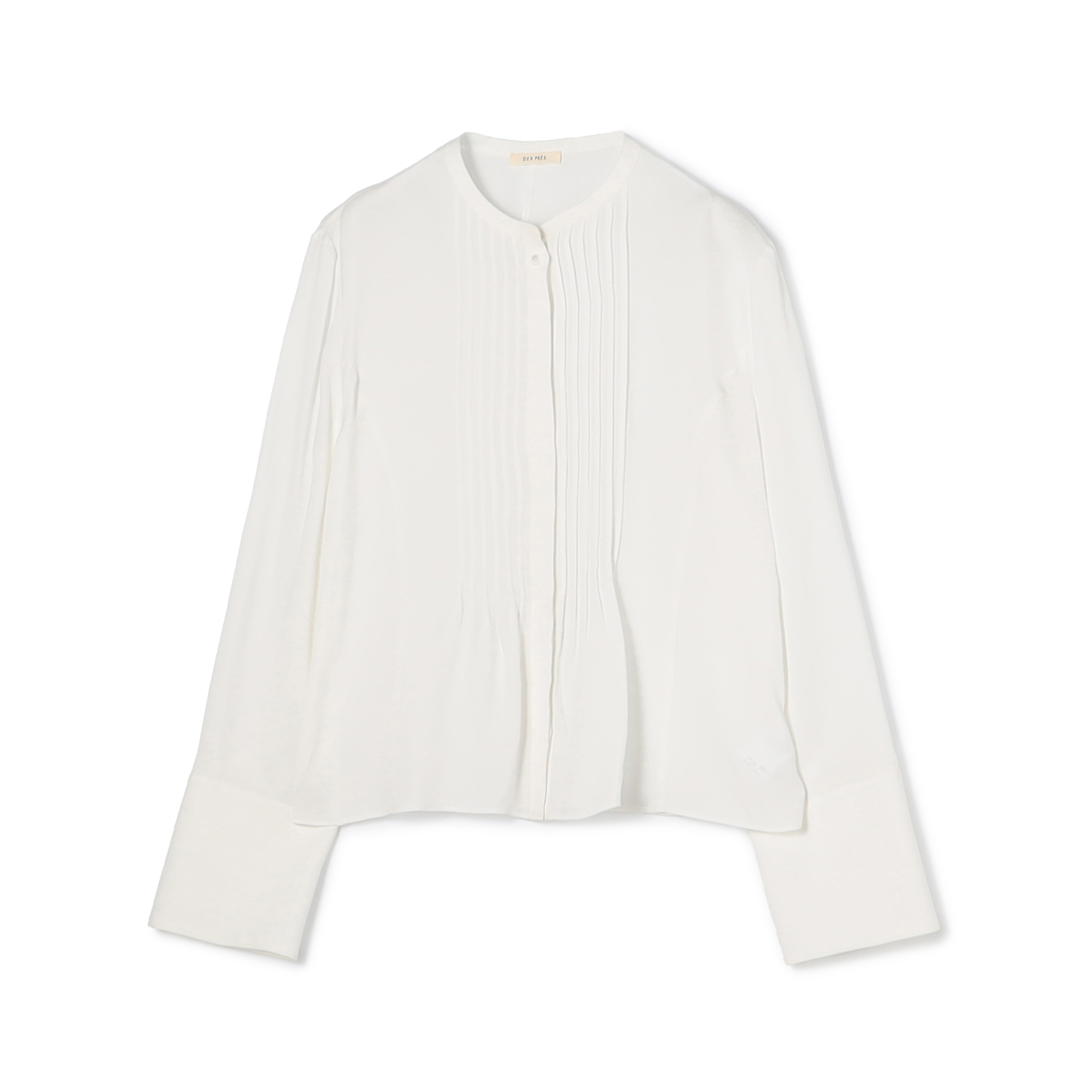 ハイツイストレーヨン ピンタックブラウス