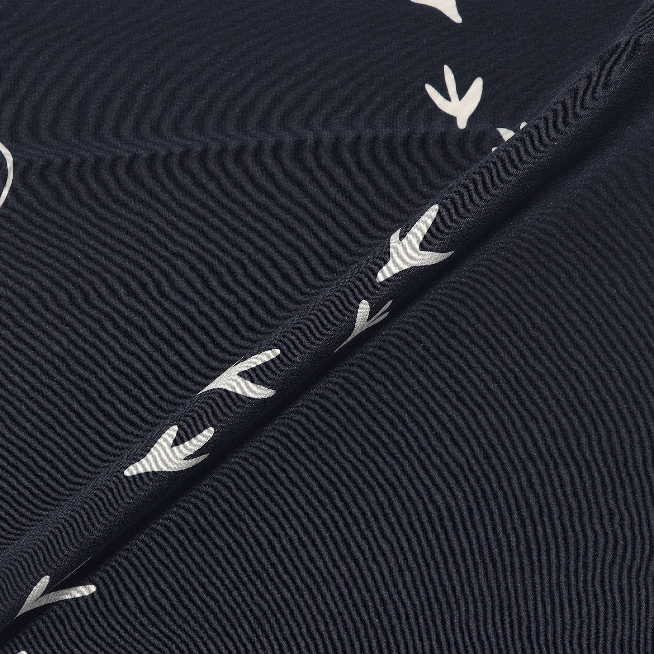 Drake's OYSTER CATCHER PRINT BANDANA シルクプリントスカーフ
