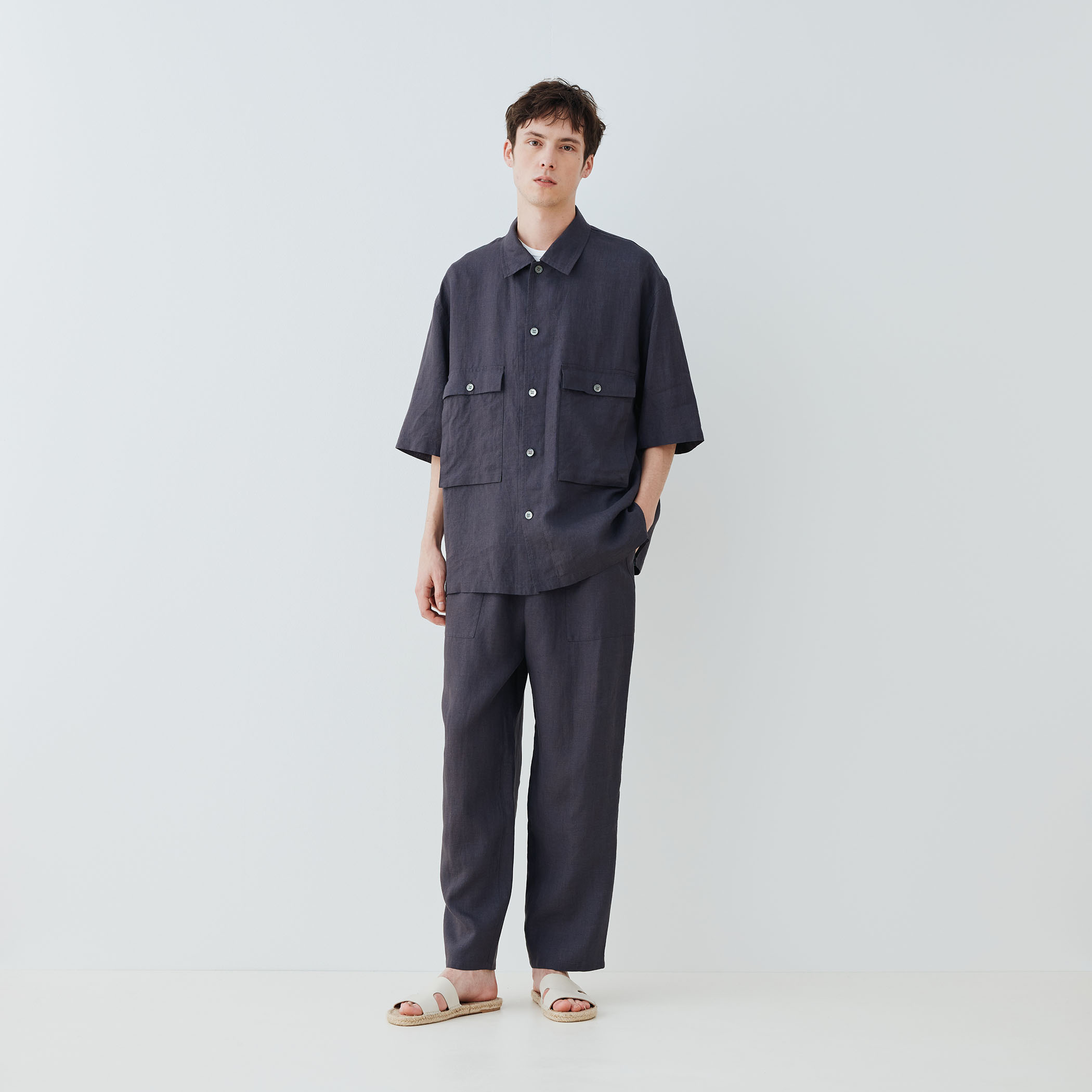 リネンポプリン イージーパンツ｜トゥモローランド 公式サイト