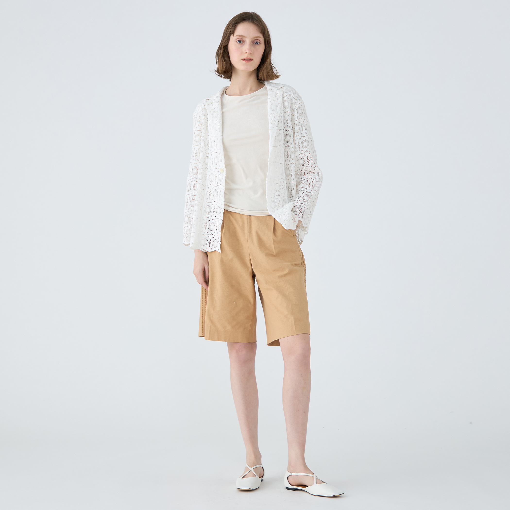 flowerレースジャケット ブルー86 flowerレースジャケット ブルー86 20