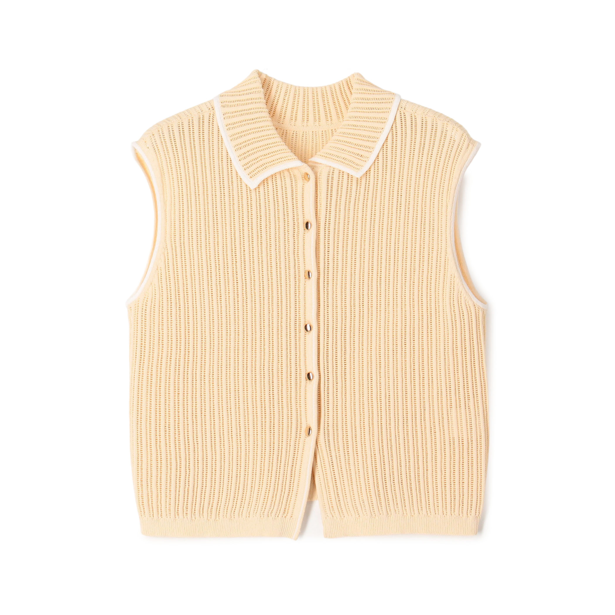 ニードルアウトリブ 2-wayプルオーバー