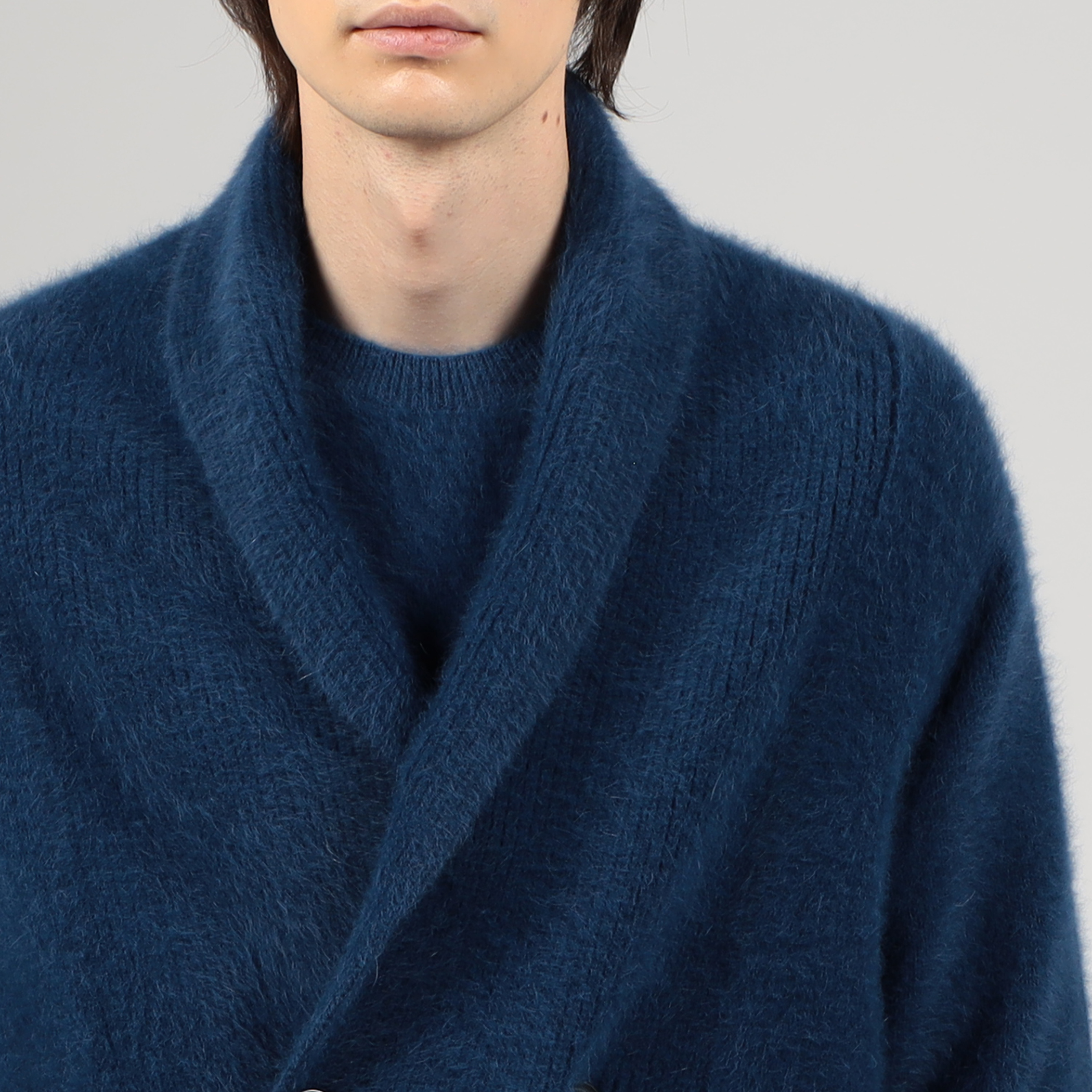 フォックスカシミヤ ショールカラーカーディガン｜トゥモローランド