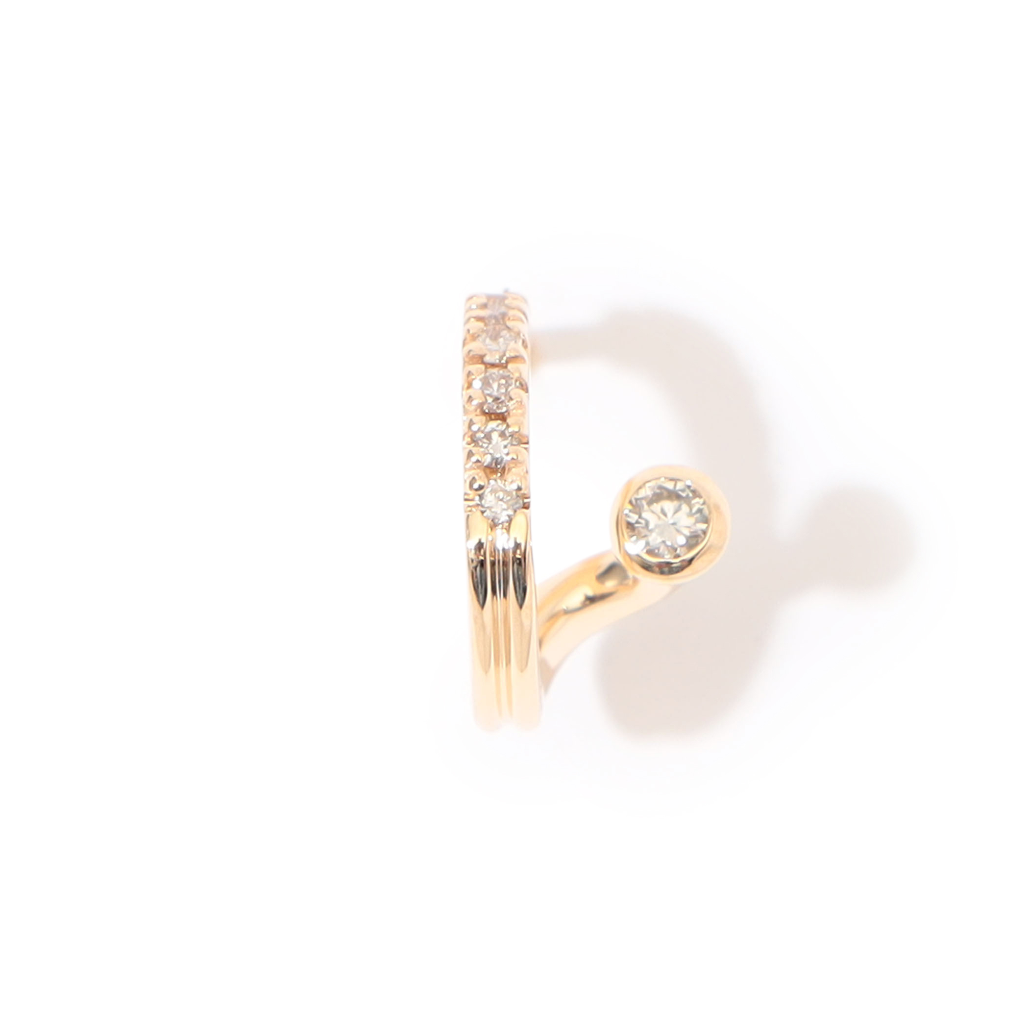 Hirotaka Drosera ダイヤモンド ピアス 左耳用