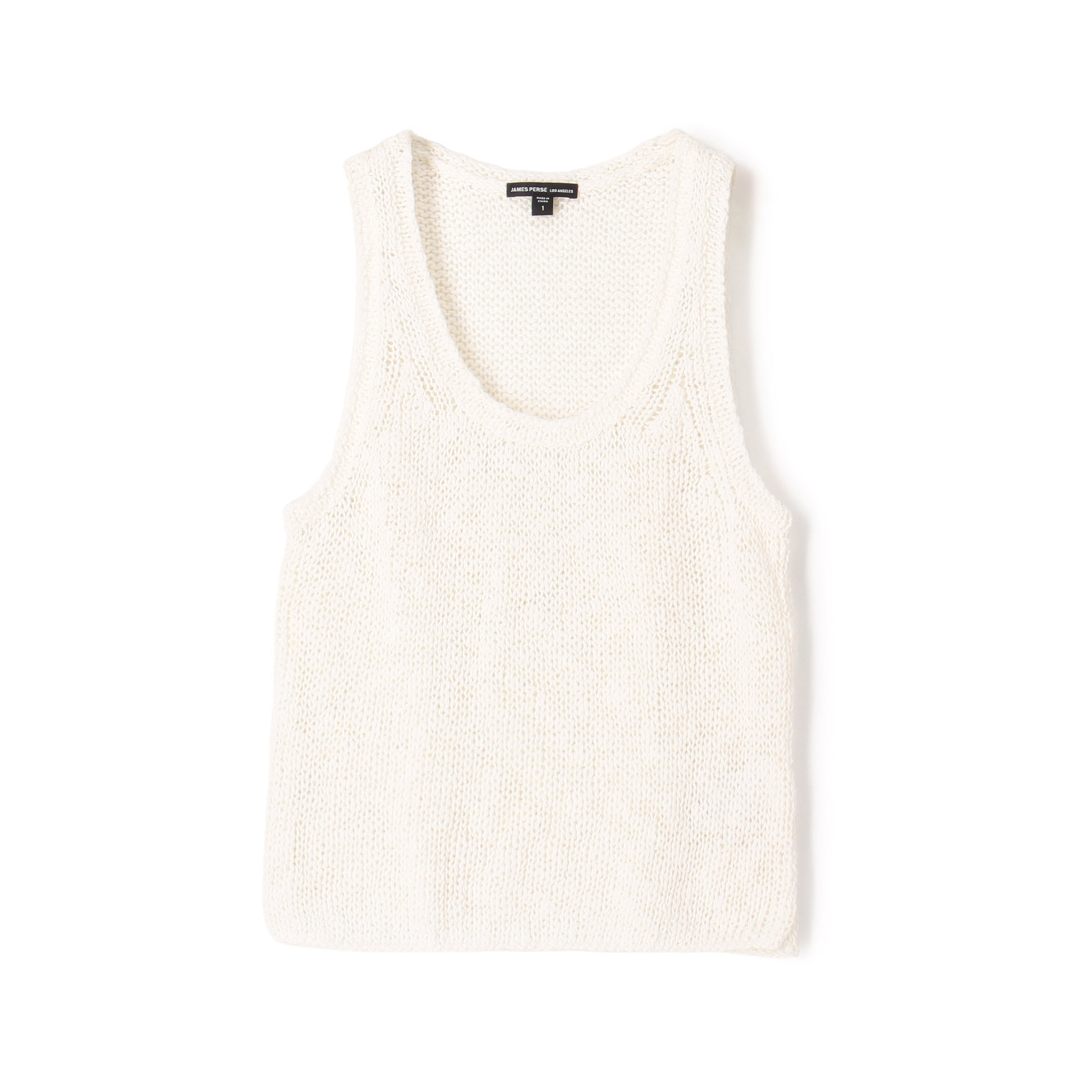 コットンリネンニットタンクトップ WVP3142