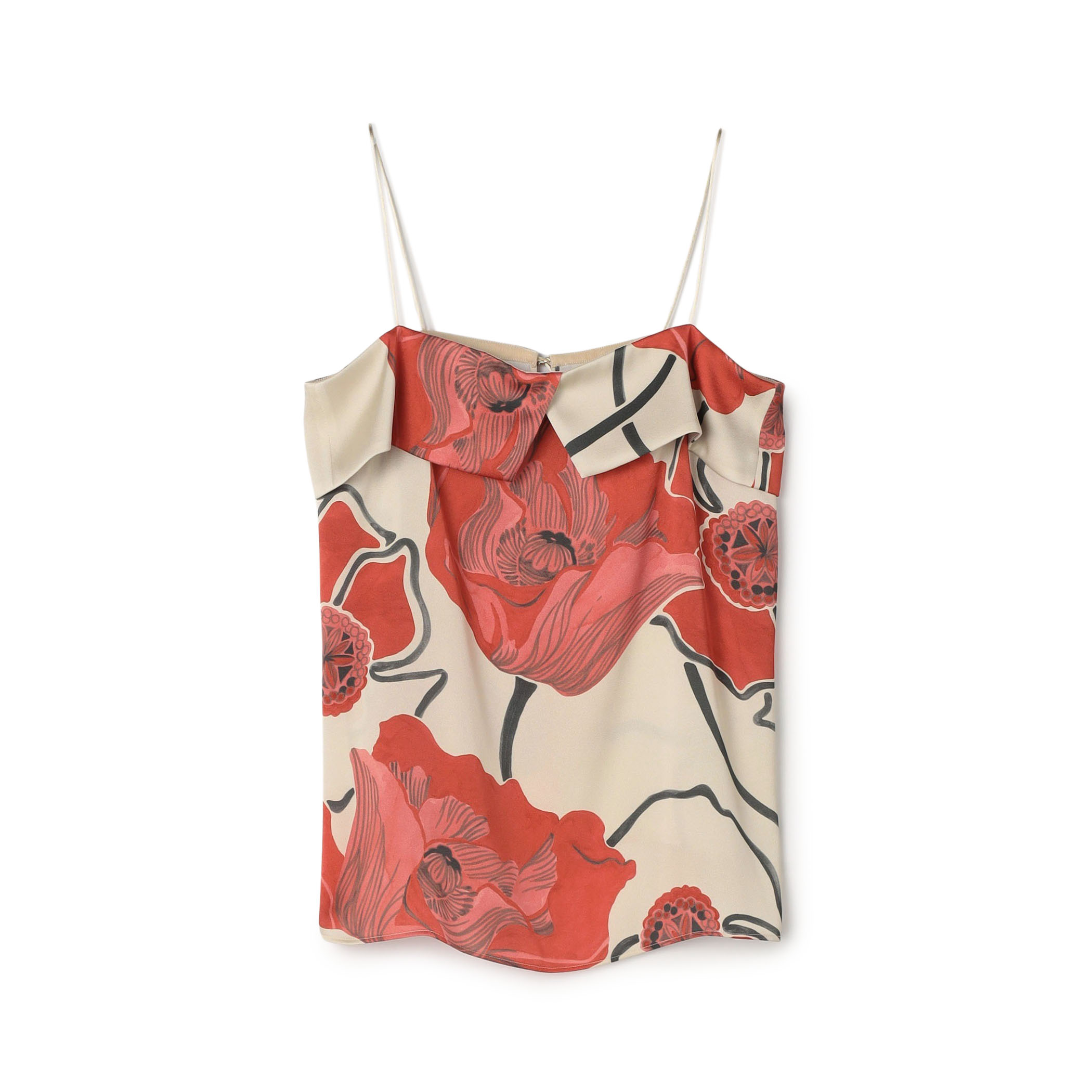 ポピープリント キャミソールブラウス