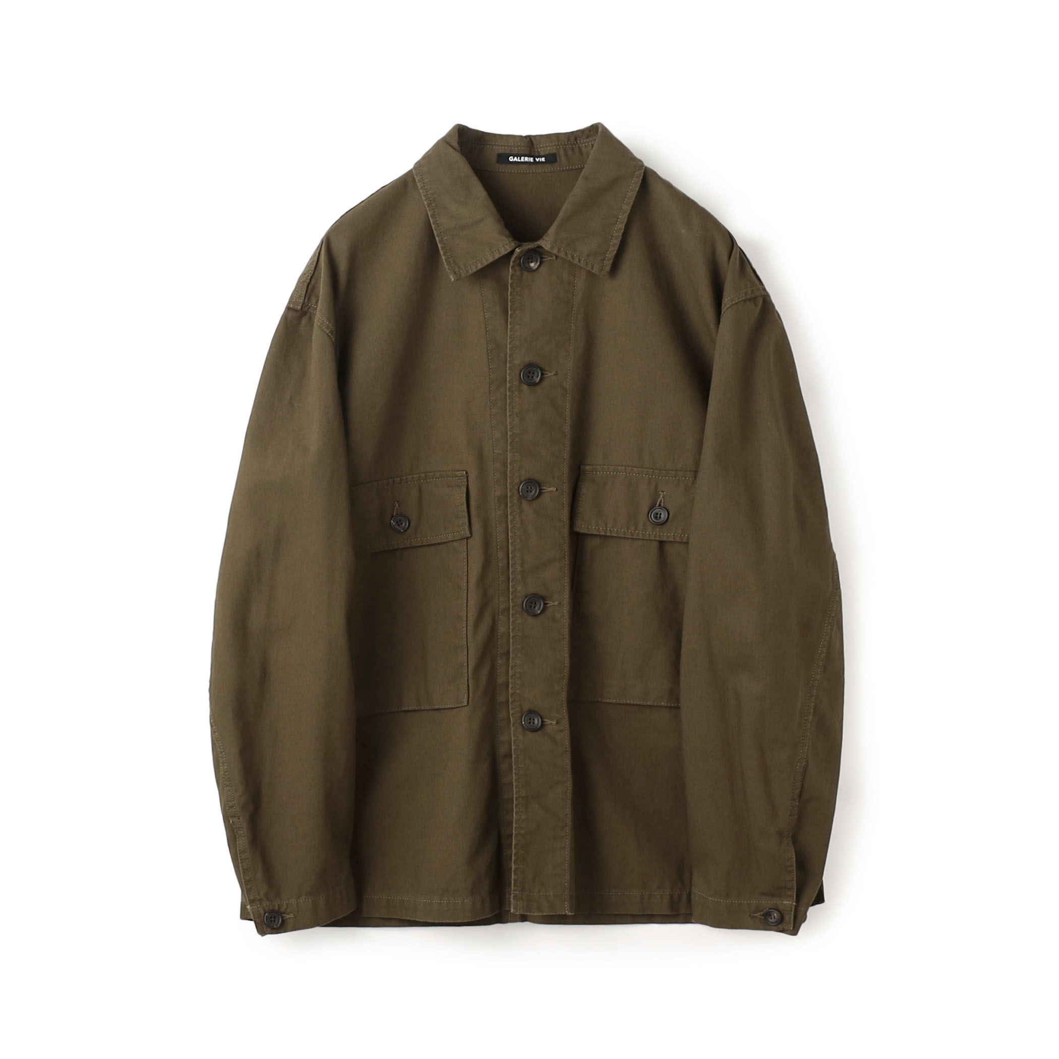 ストーンウェーブコットン サファリシャツ｜トゥモローランド 公式通販