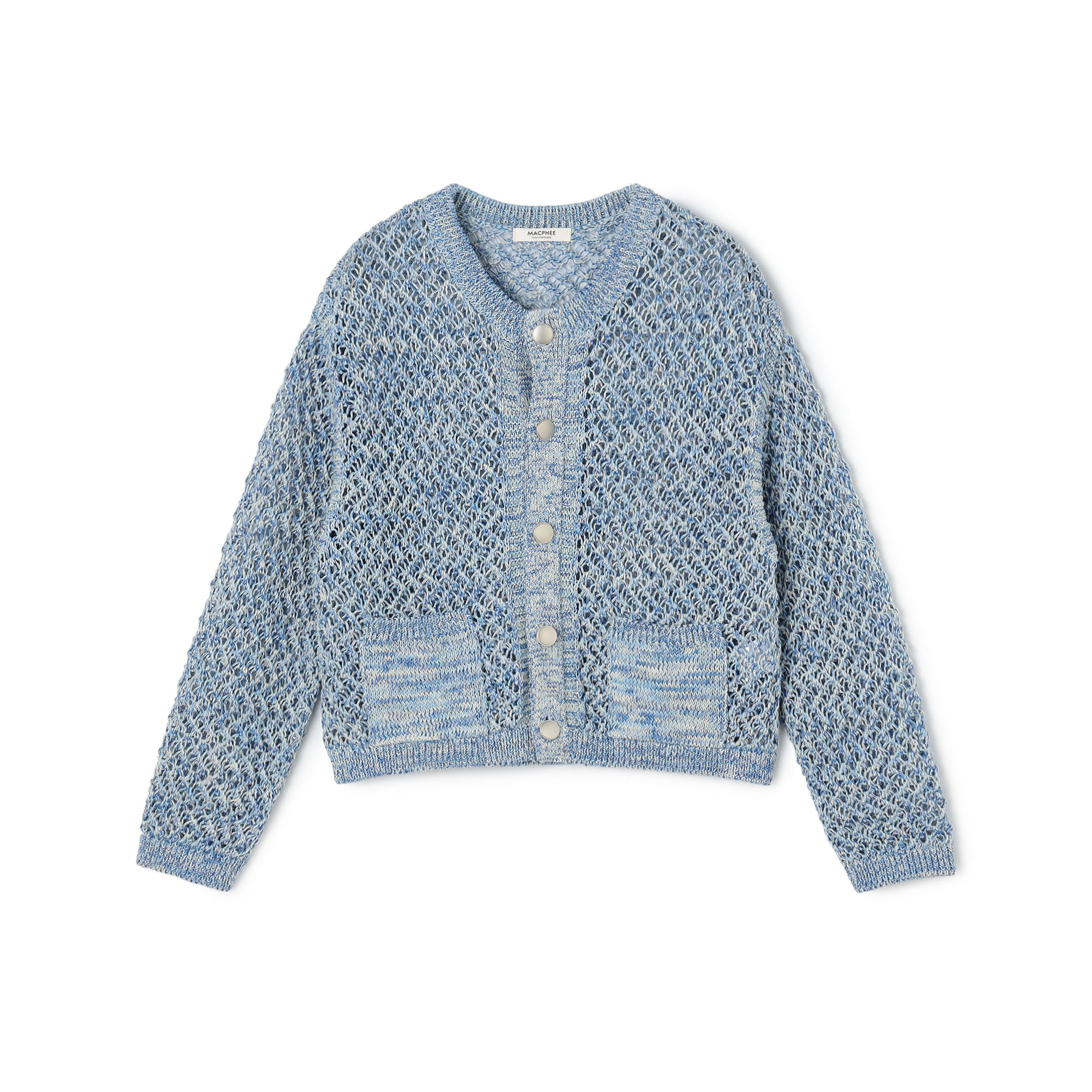 ギマメッシュ クルーネックカーディガン