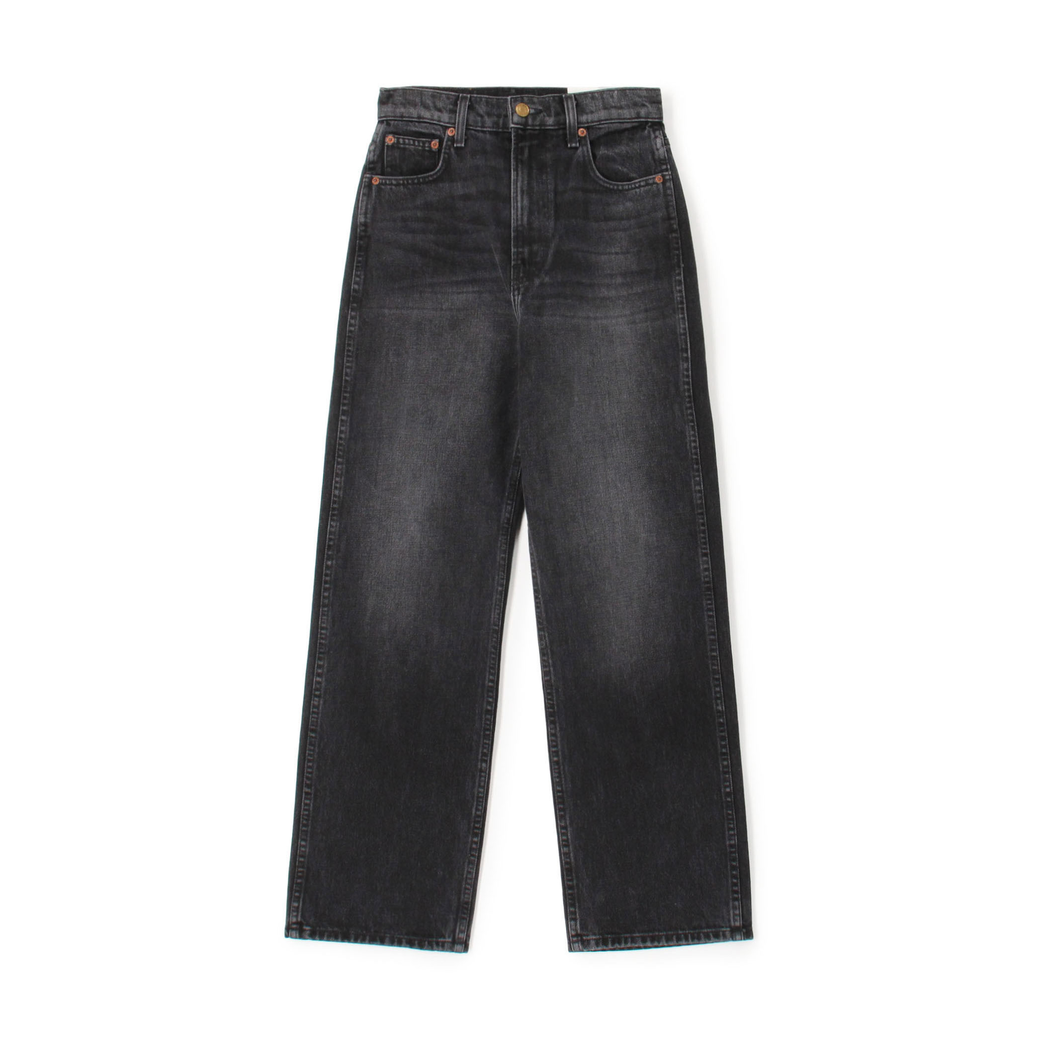 B SIDES PLEIN HIGH STRAIGHT JEANS デニムパンツ