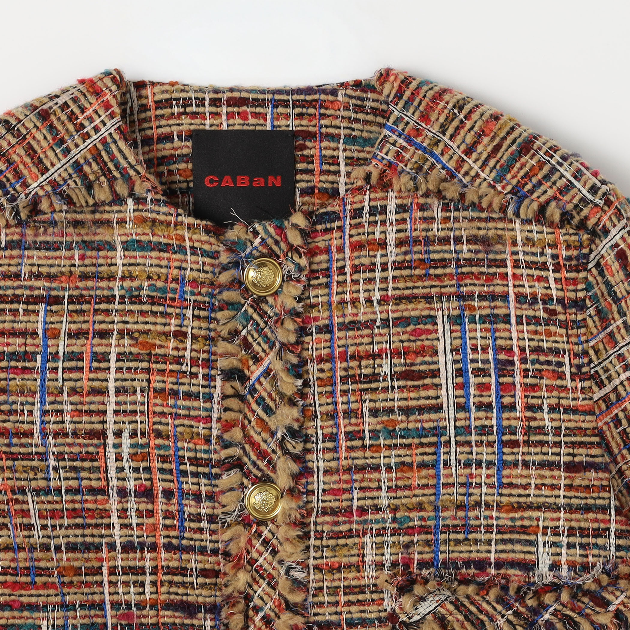 マルチツイード フリンジショートジャケット｜トゥモローランド 公式通販