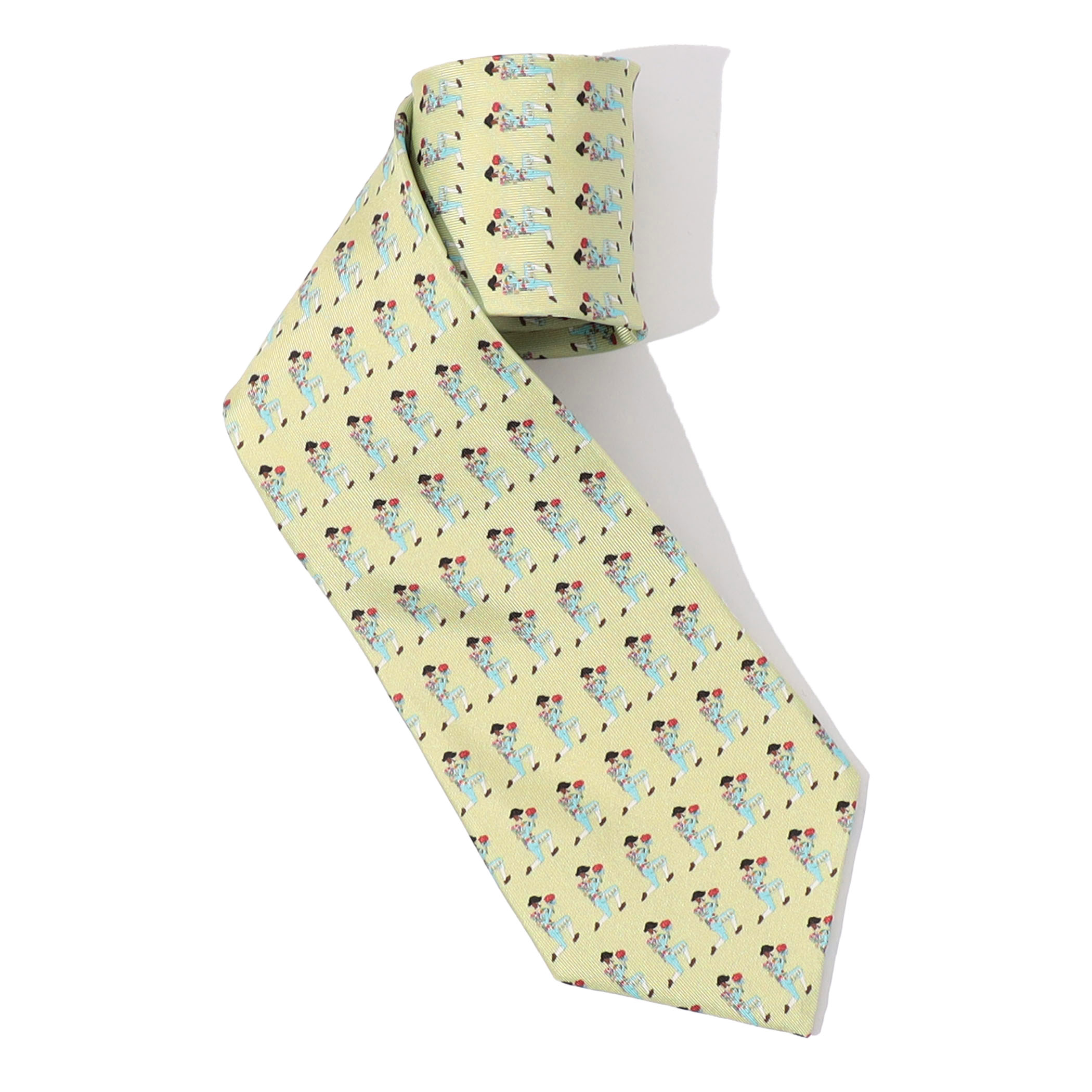 Kinloch シルク モチーフネクタイ