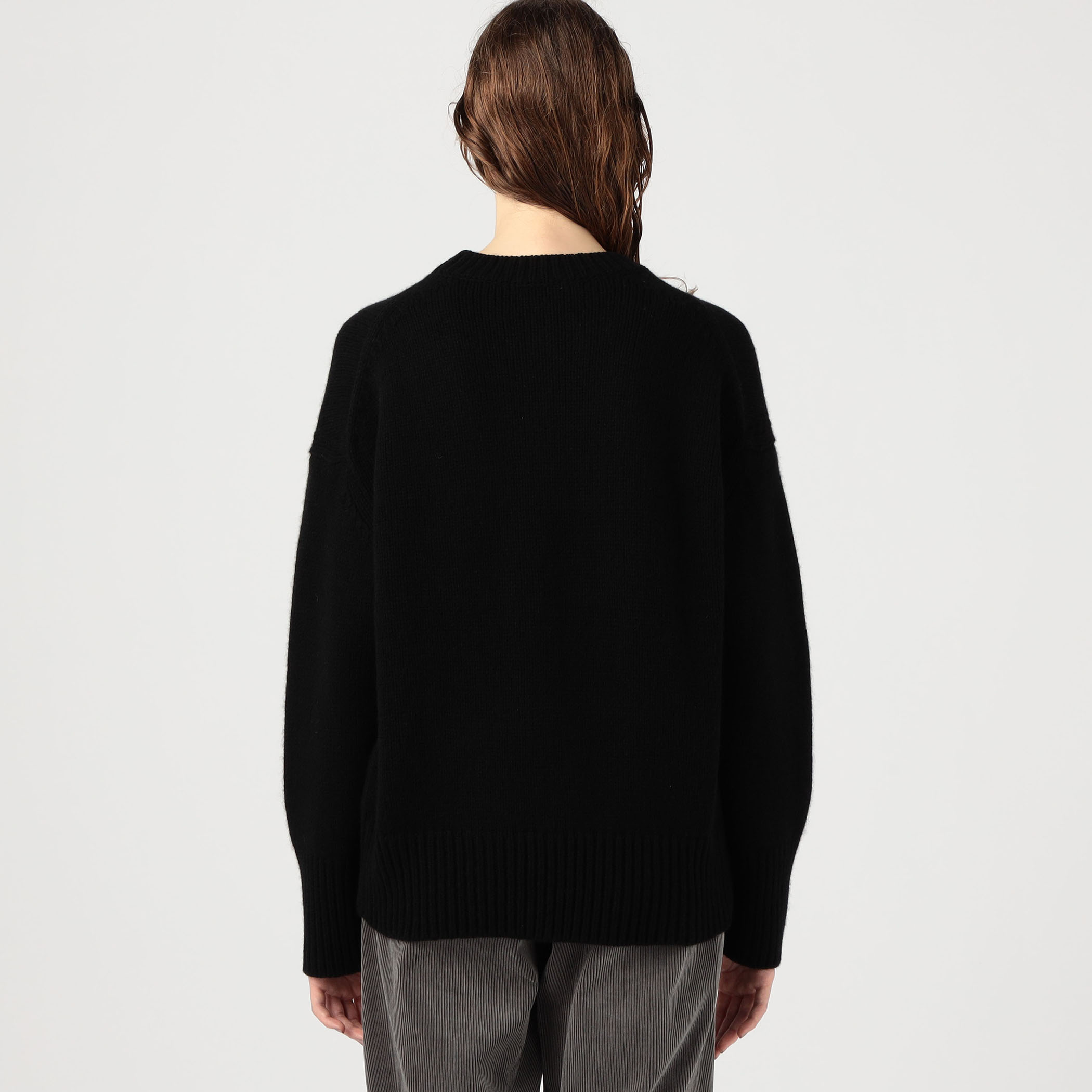 人気♪ドゥロワー ウールクルーネックプルオーバー M ブラック黒 8分袖 日本製 ファインウール クルーネックプルオーバー｜トゥモローランド 公式通販