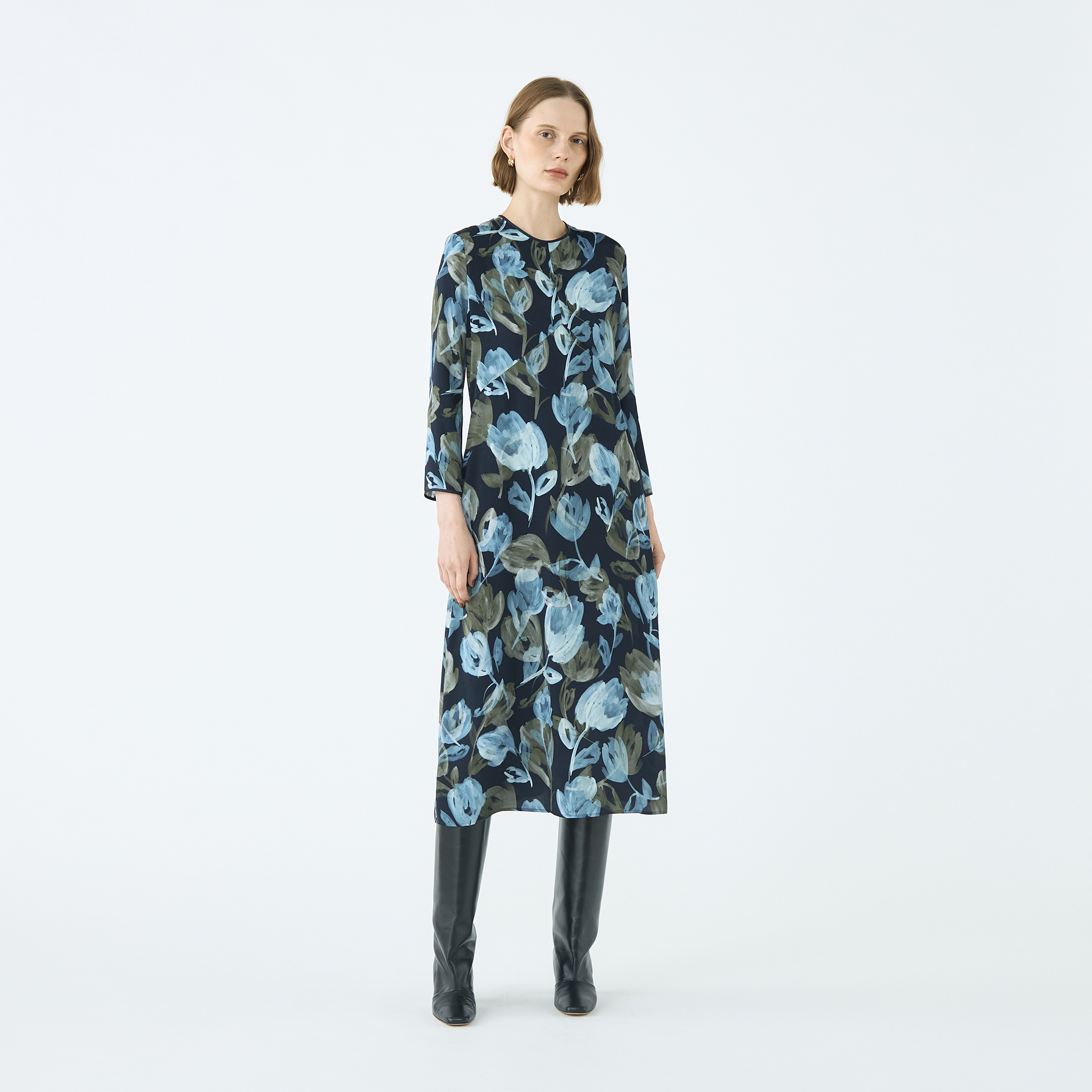 Beardsley バックプリントワンピース モロッコ マラケシュ Beardsley バックプリントワンピース モロッコ マラケシュ