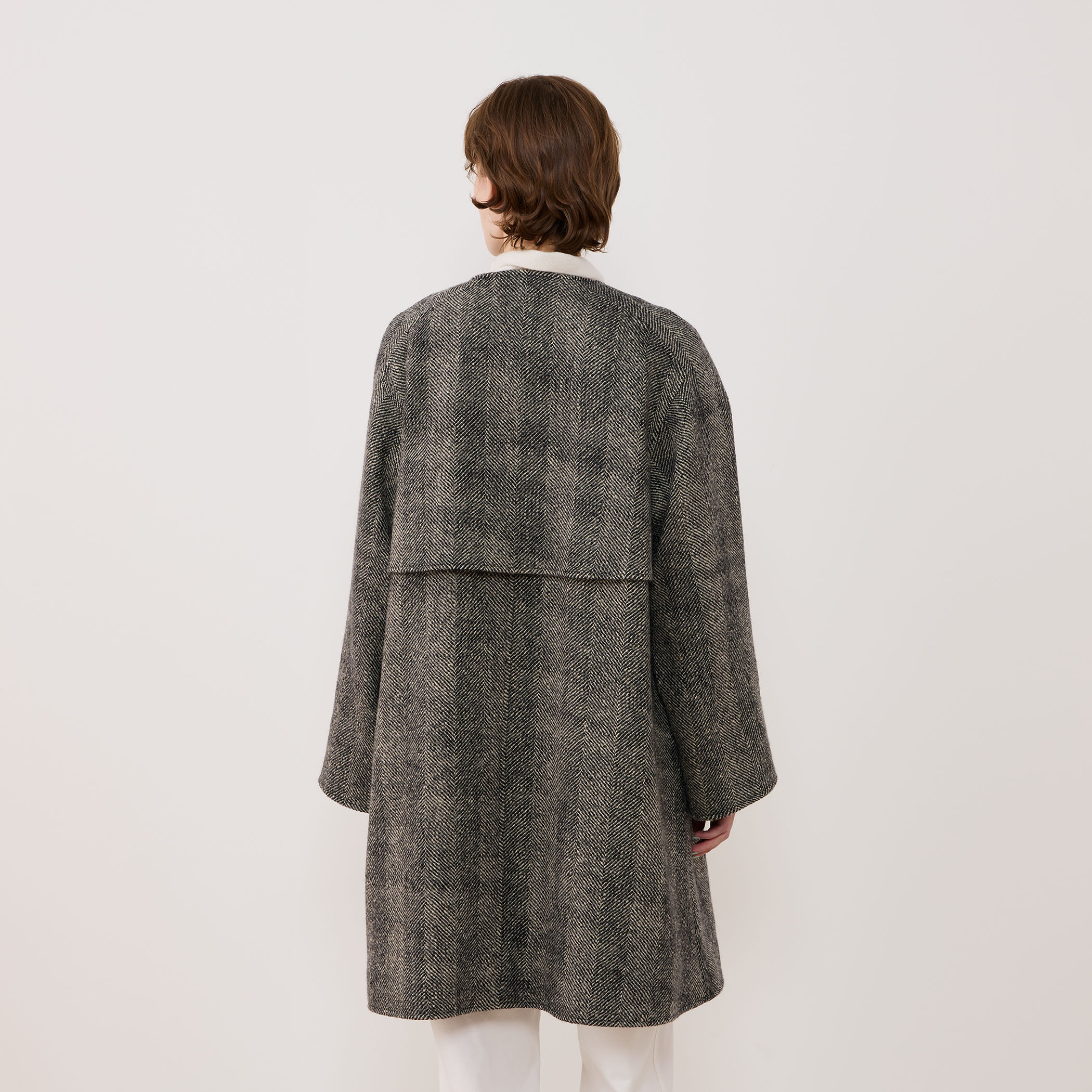 ワイドヘリンボーン カラーレストレンチコート｜トゥモローランド 公式通販