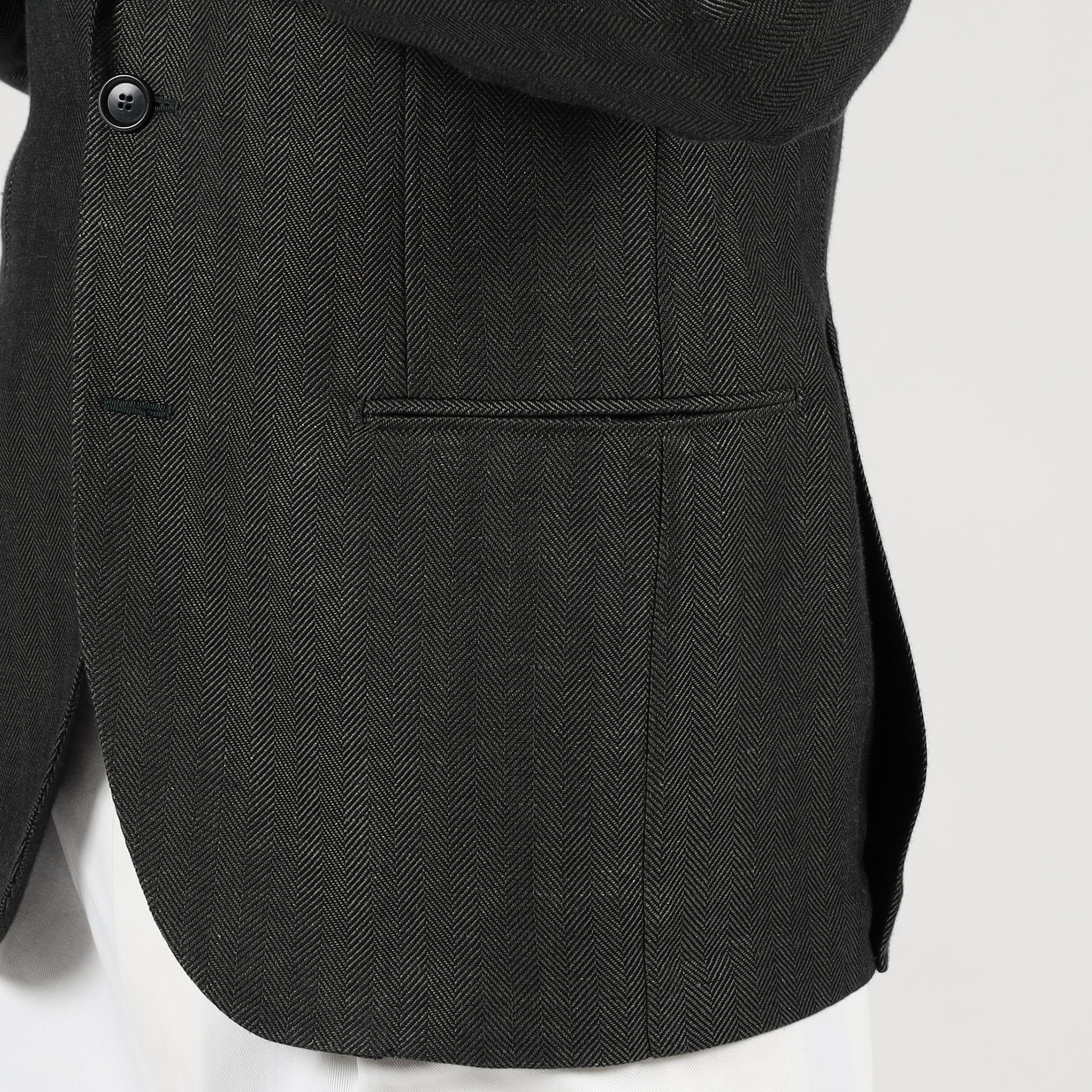 別注】De Petrillo リネンコットン シングルブレステッド3B