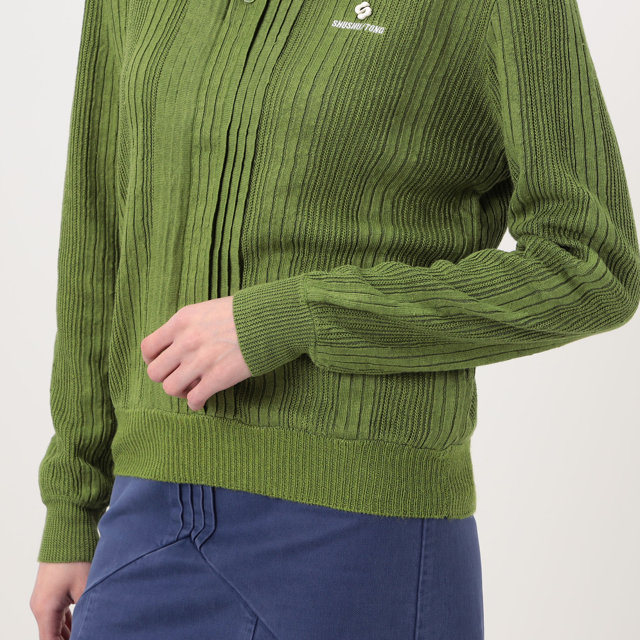 SHUSHU/TONG Collar Knit Pullover ポロニット｜トゥモローランド 公式