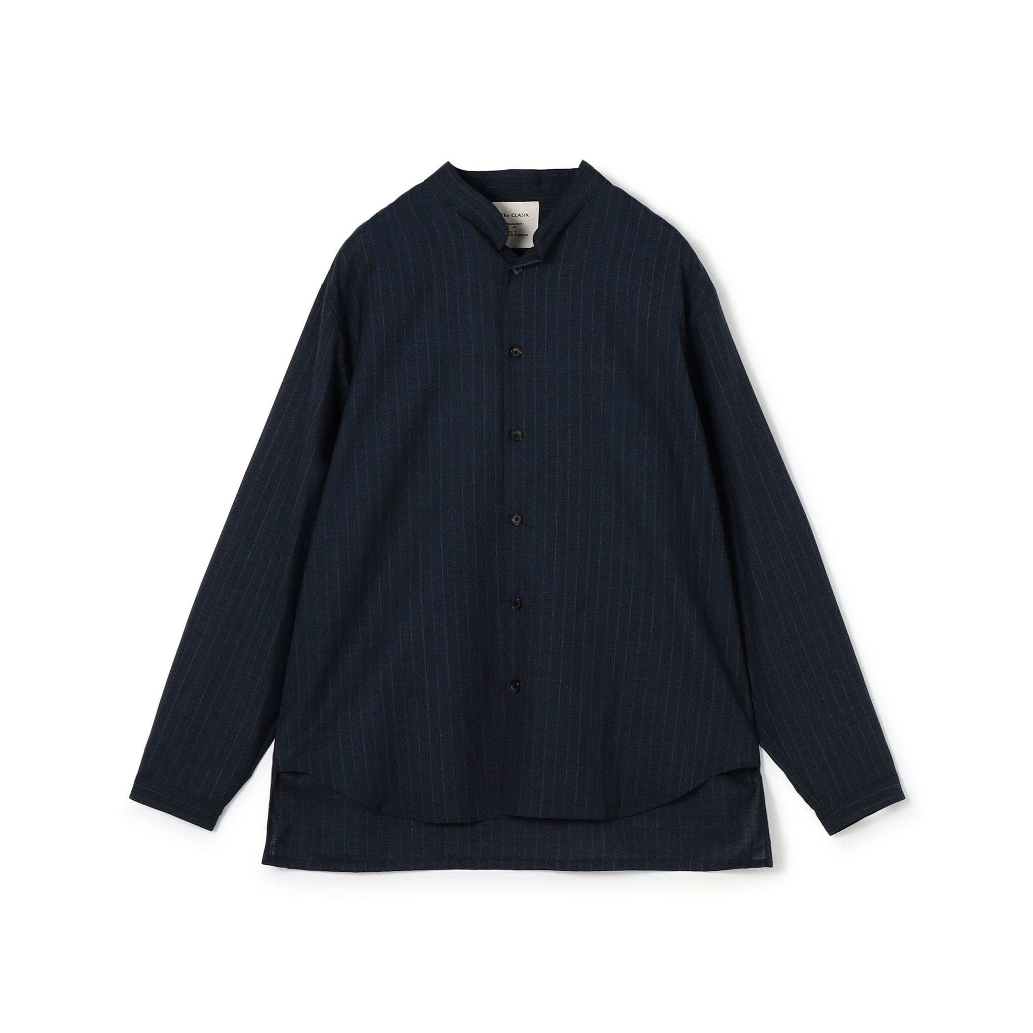 【別注】The CLASIK MINIMAL COLLARLESS SHIRT