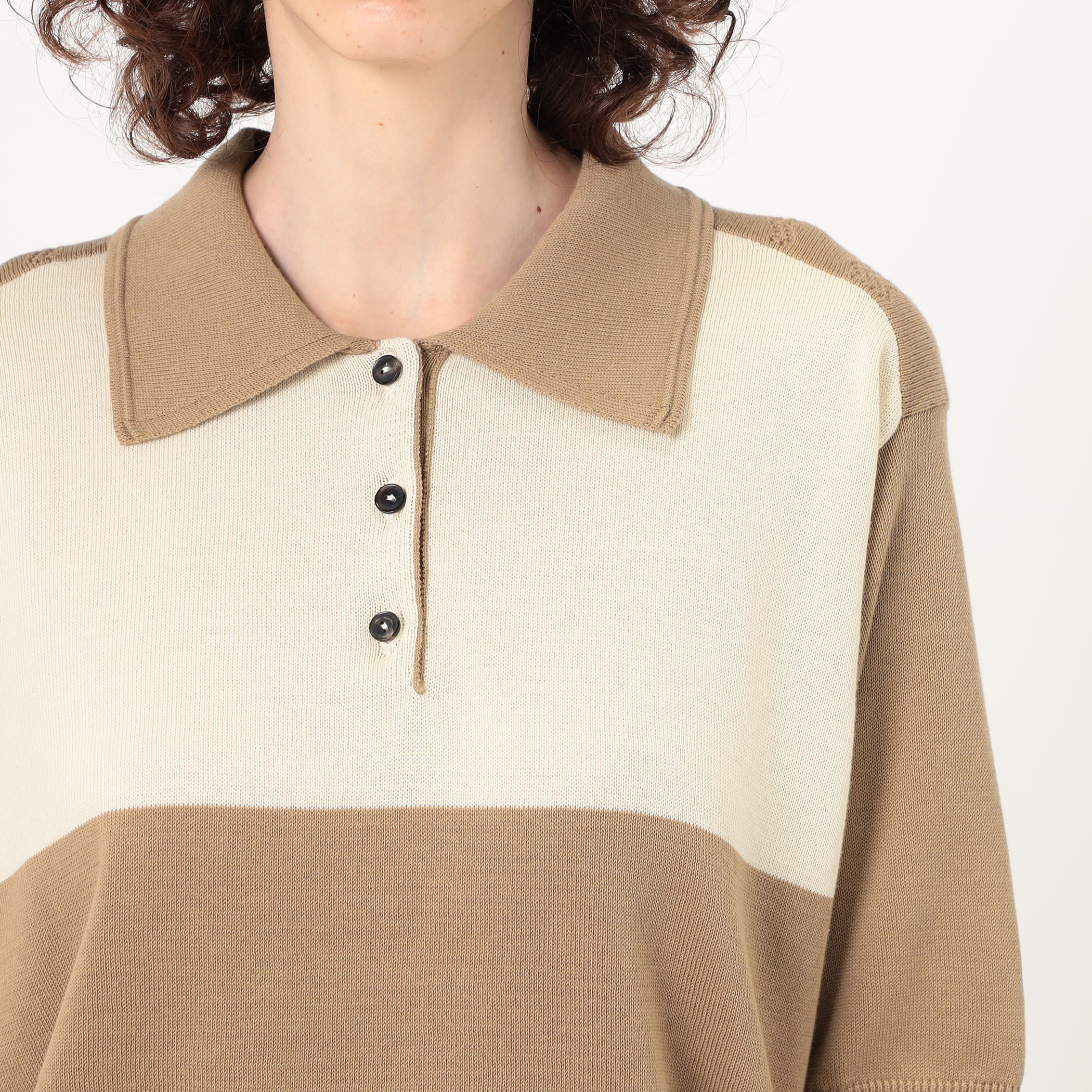 MONICA CORDERA モニカコルデラ オーガニックコットン　ニット MONICA CORDERA ‐ CREW NECK KNIT CAPE