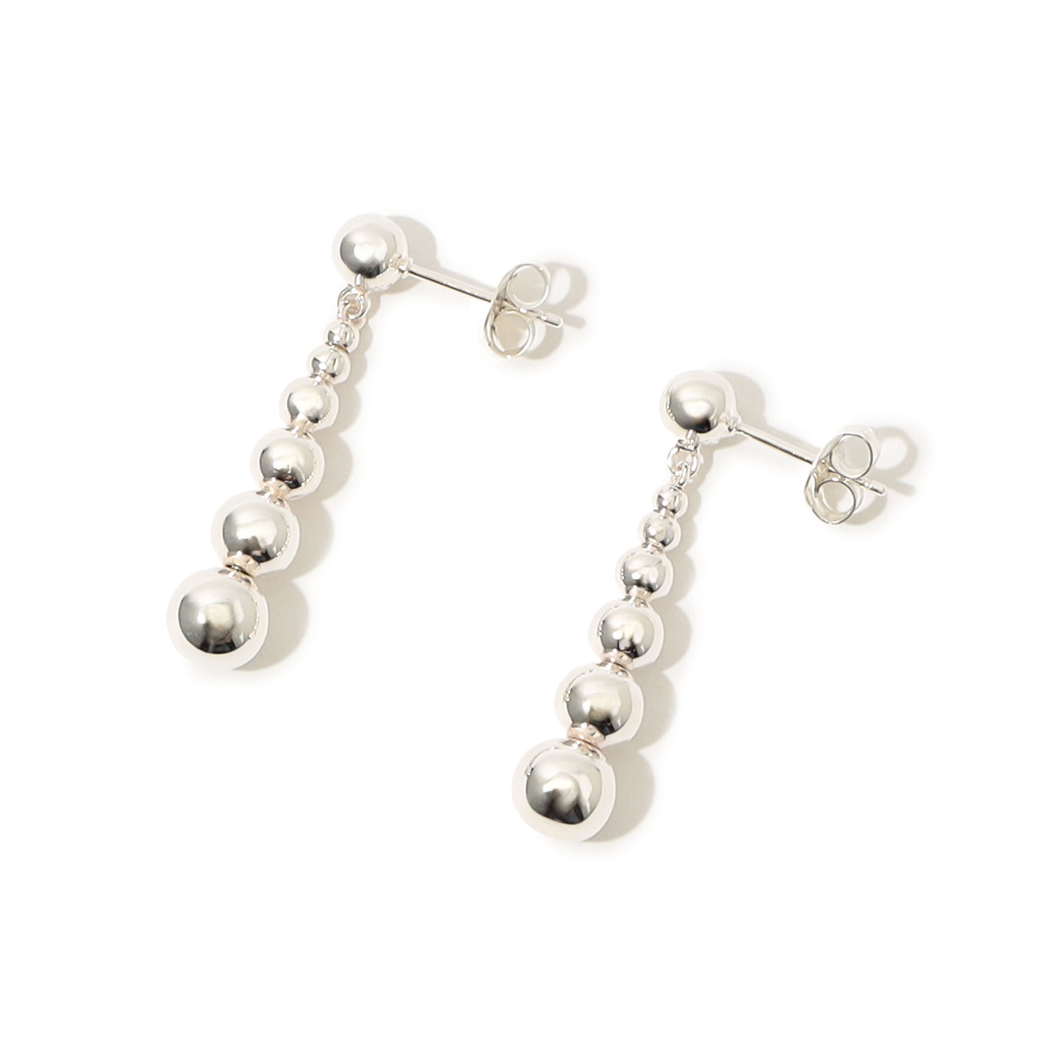 anq.」K10・ OneStoneピアス(ターコイズ、アクアマリン