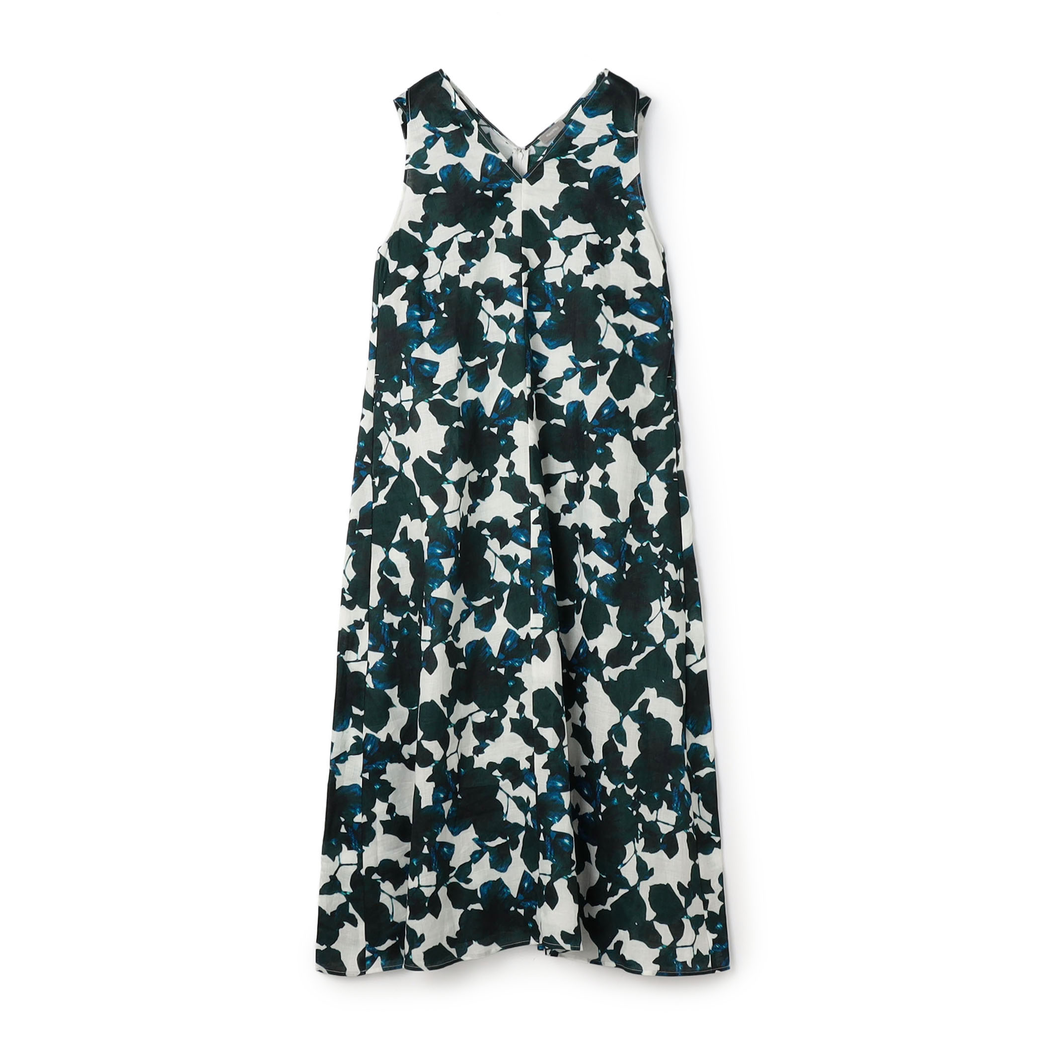 WRITEWELL Prism-mineral Vネックワンピース