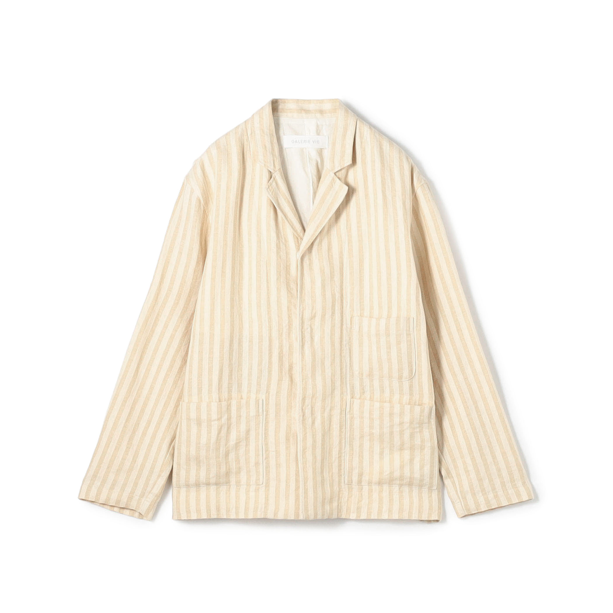 リノヘリンボーン 3ポケットジャケット