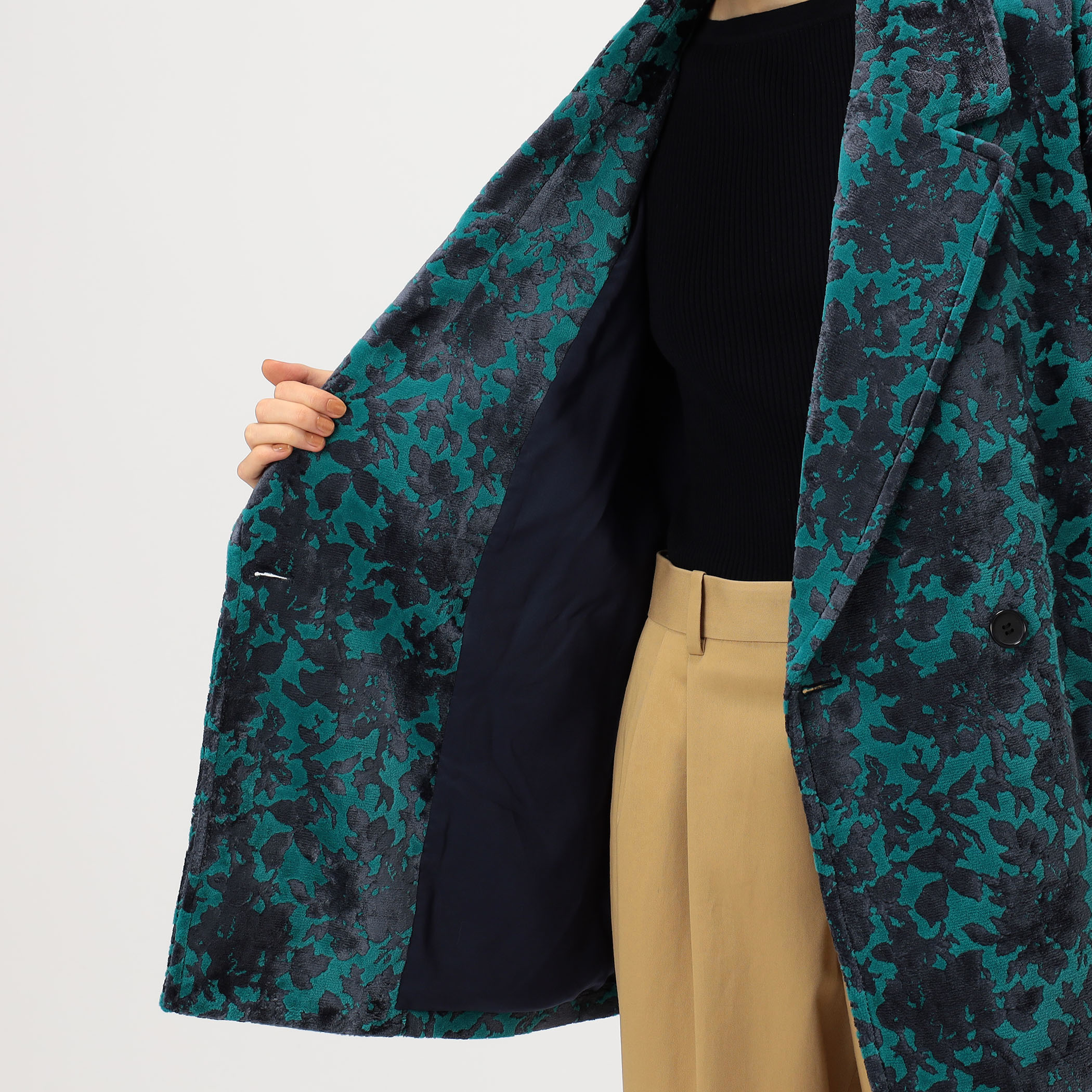 パイルジャカード Pコート｜トゥモローランド 公式通販