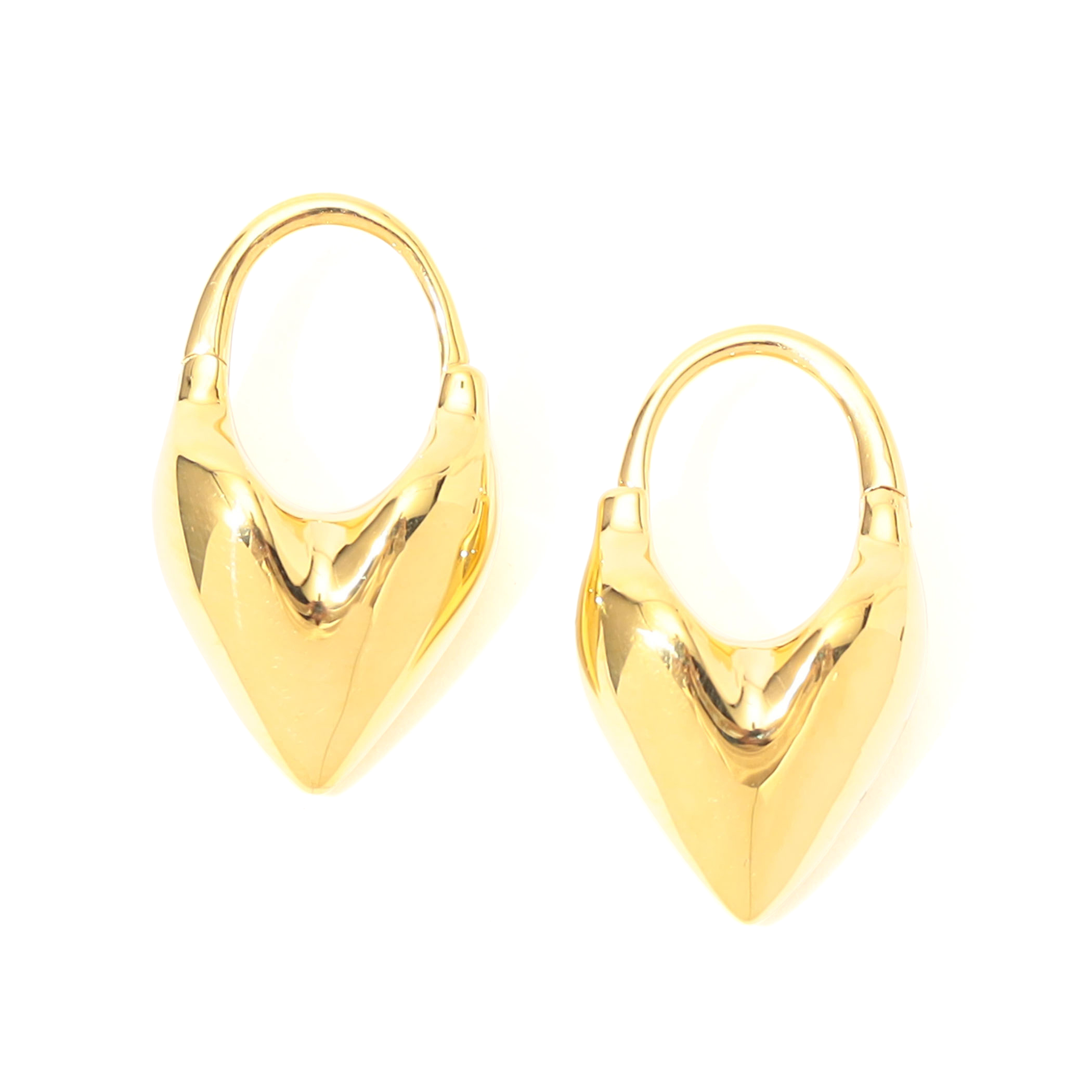 Otiumberg. Roscida Heart フープピアス
