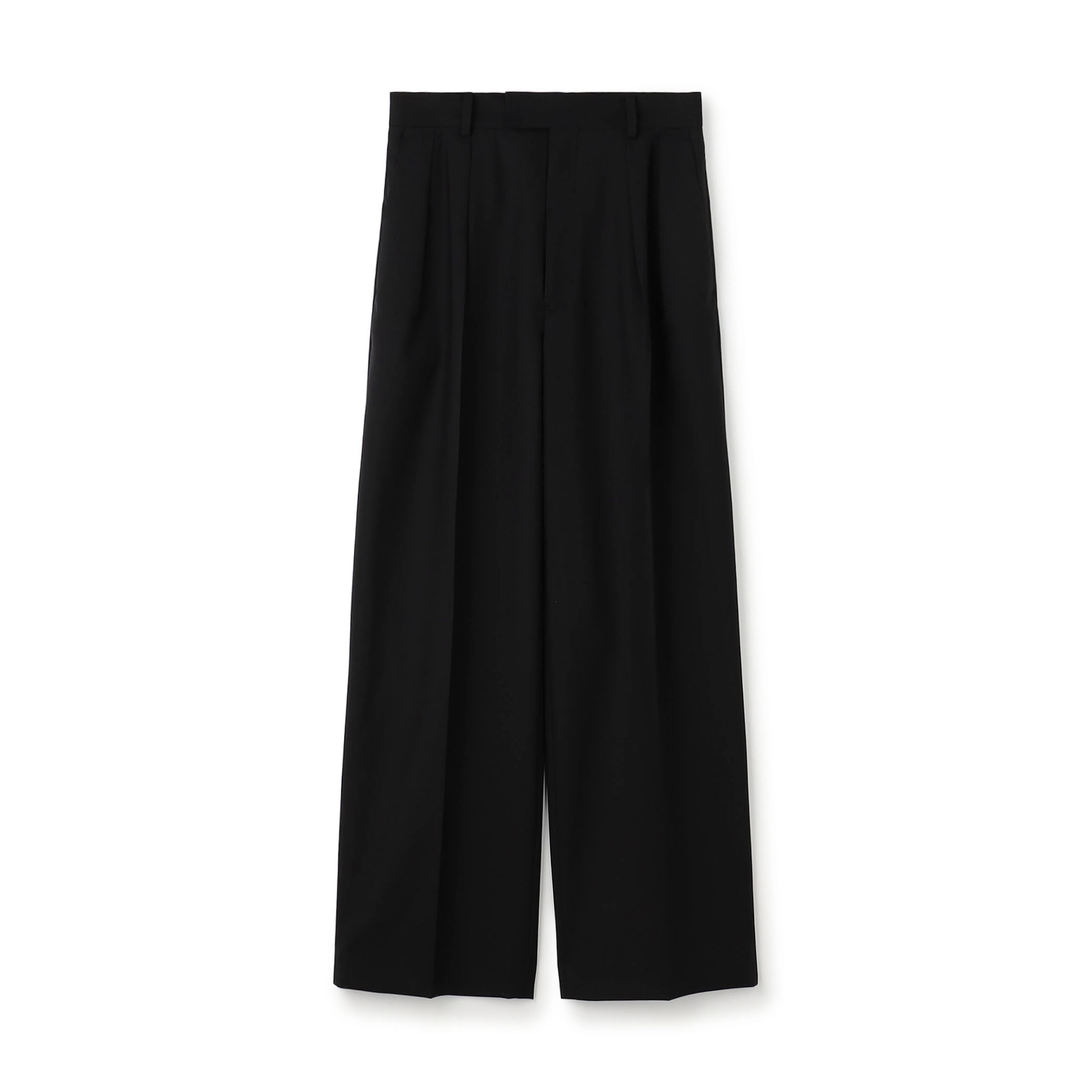 【WEB先行予約】Super120'sウォッシャブルウール タックスラックス