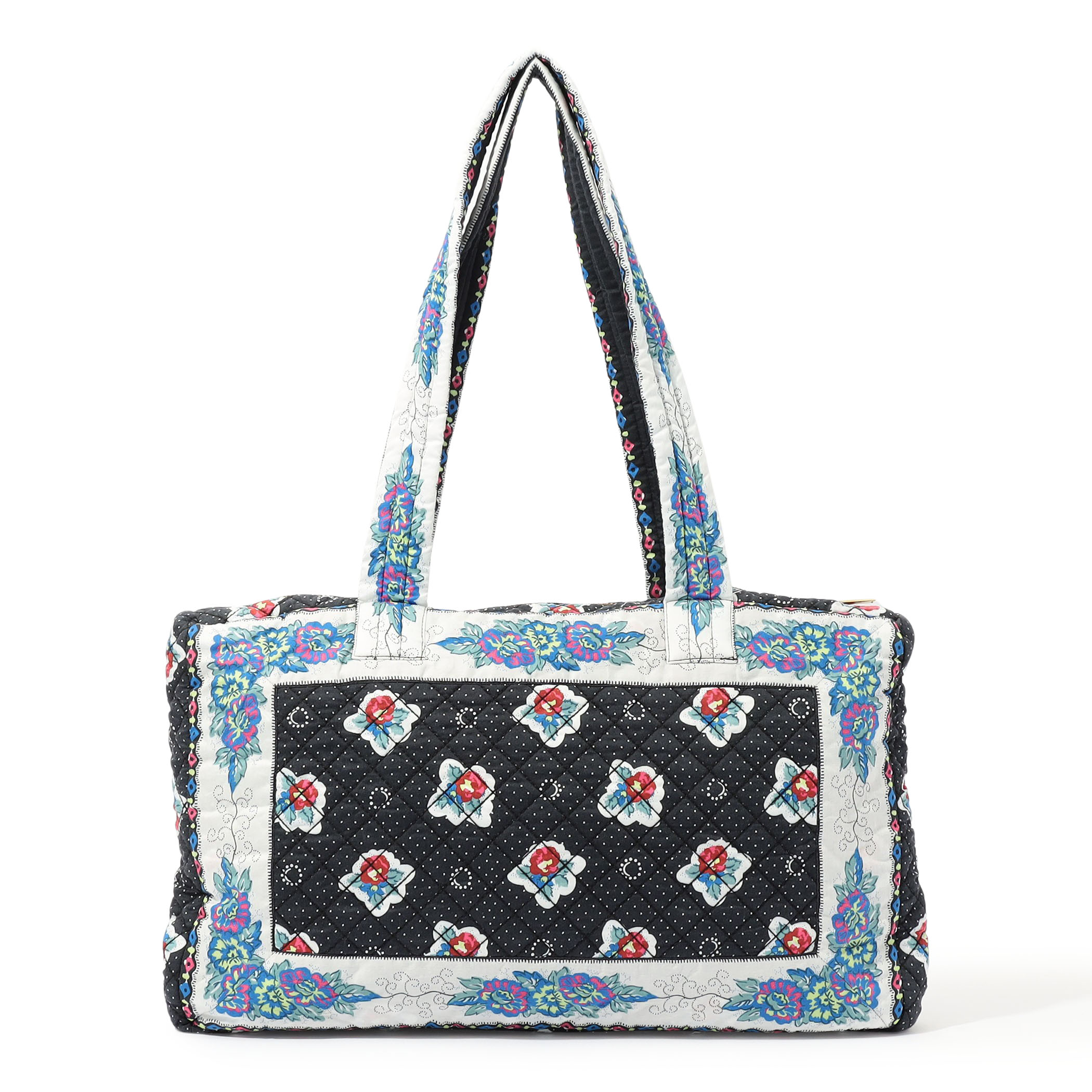 SOULEIAO プリントキルト ショルダーバッグ