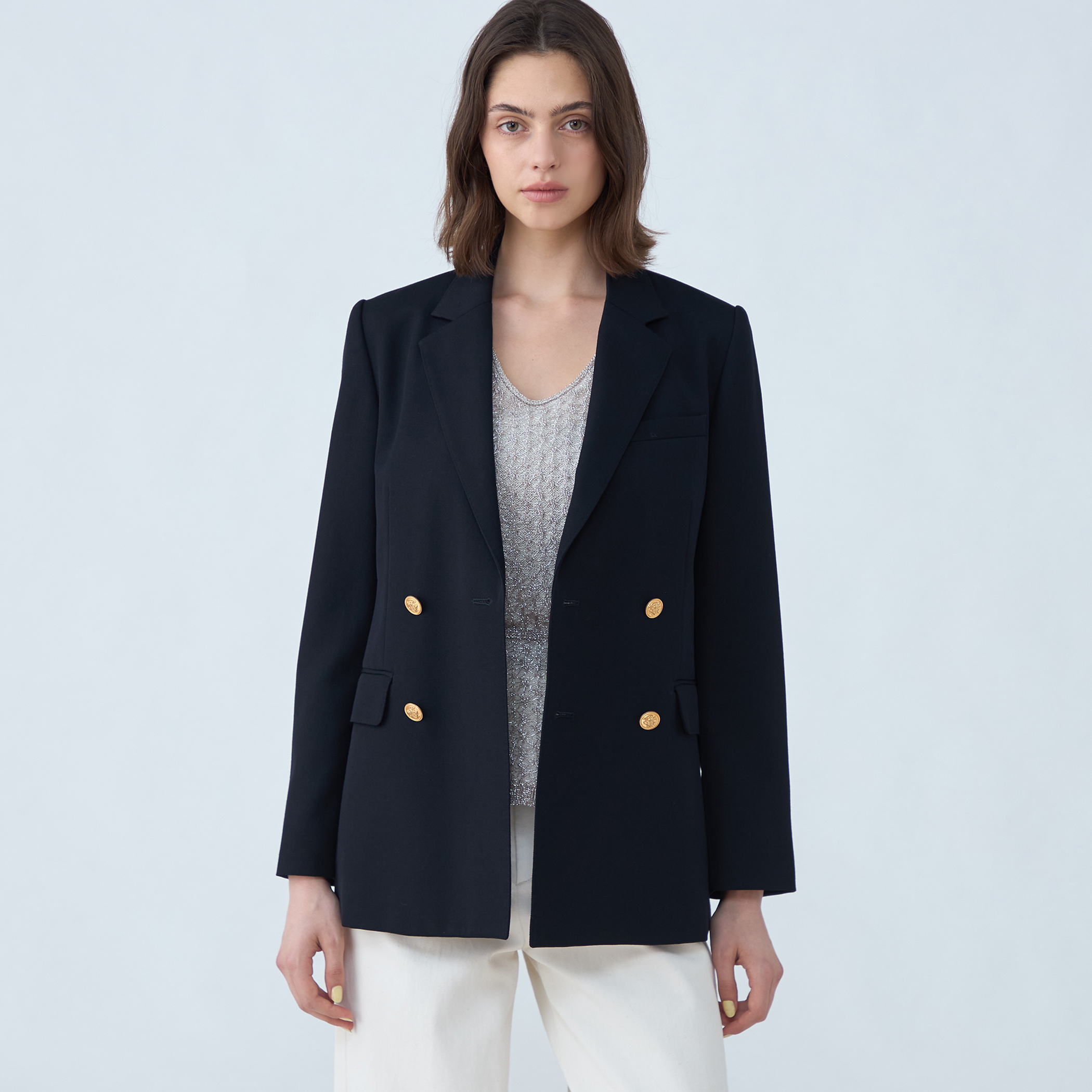 トゥモローランド ビンテージギャバジン ダブルブレストジャケット 36