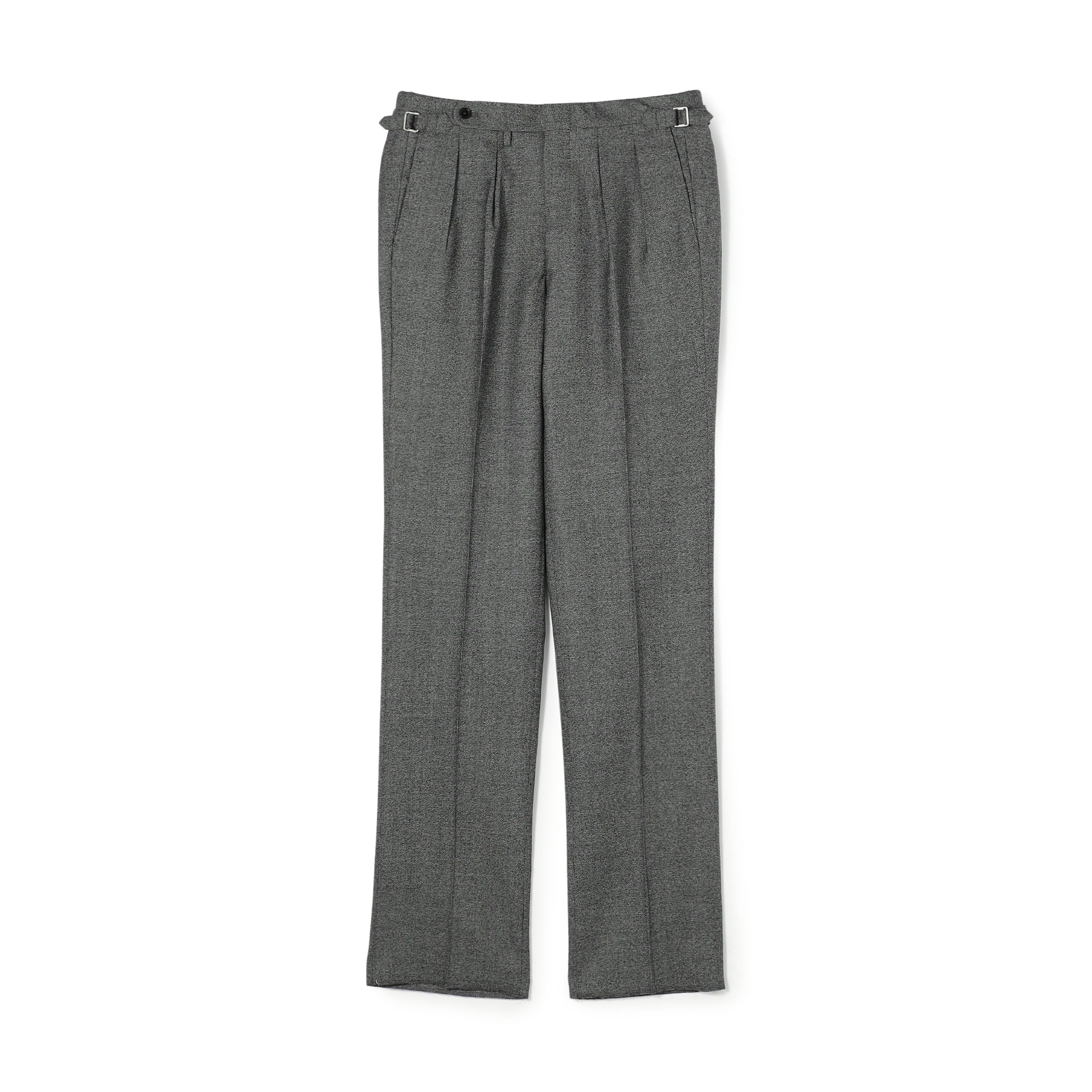 ウールフランネル サイドアジャスター 2Pスラックス V.B.CANONICO