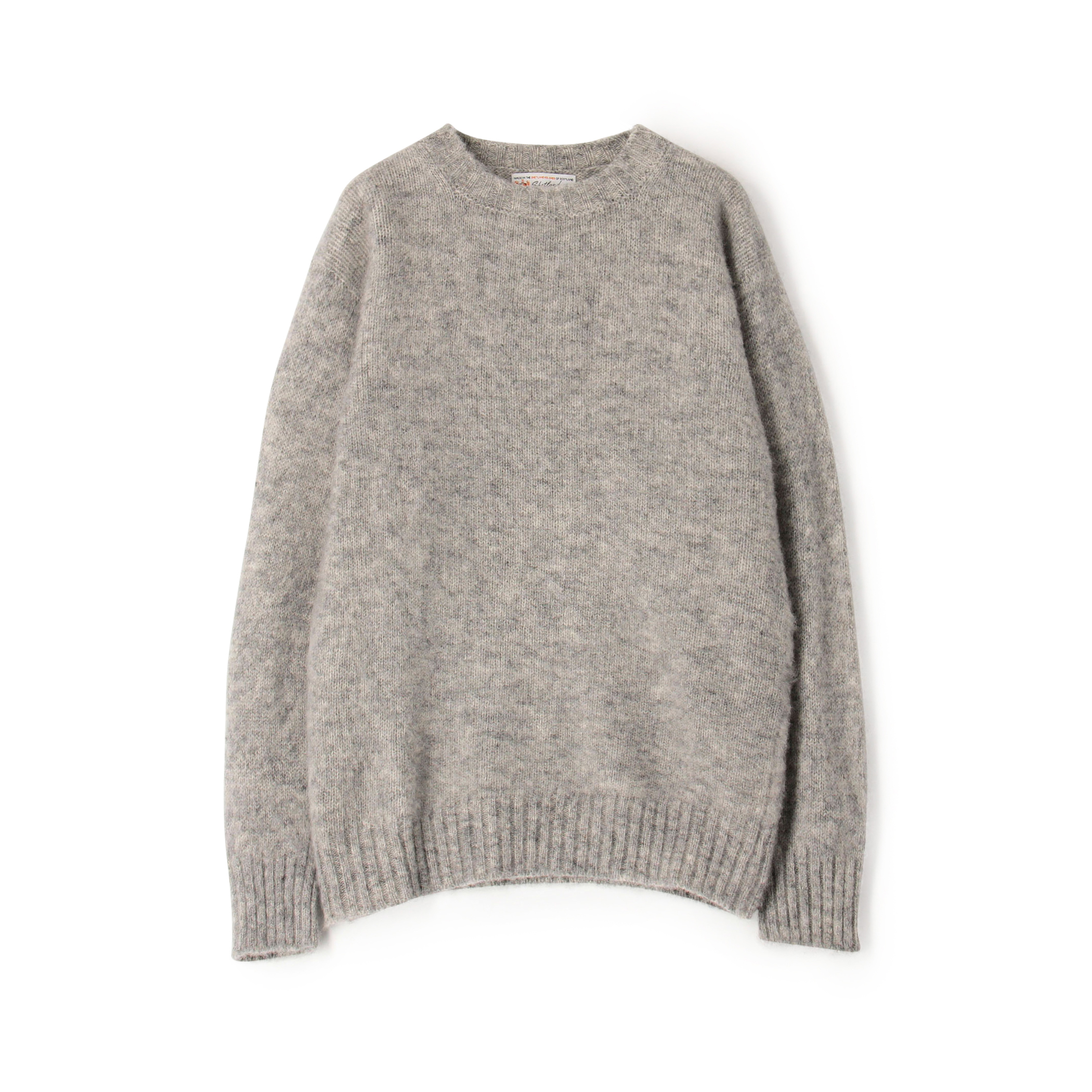 SHETLAND WOOLLEN Co. CREW NECK PULLOVER