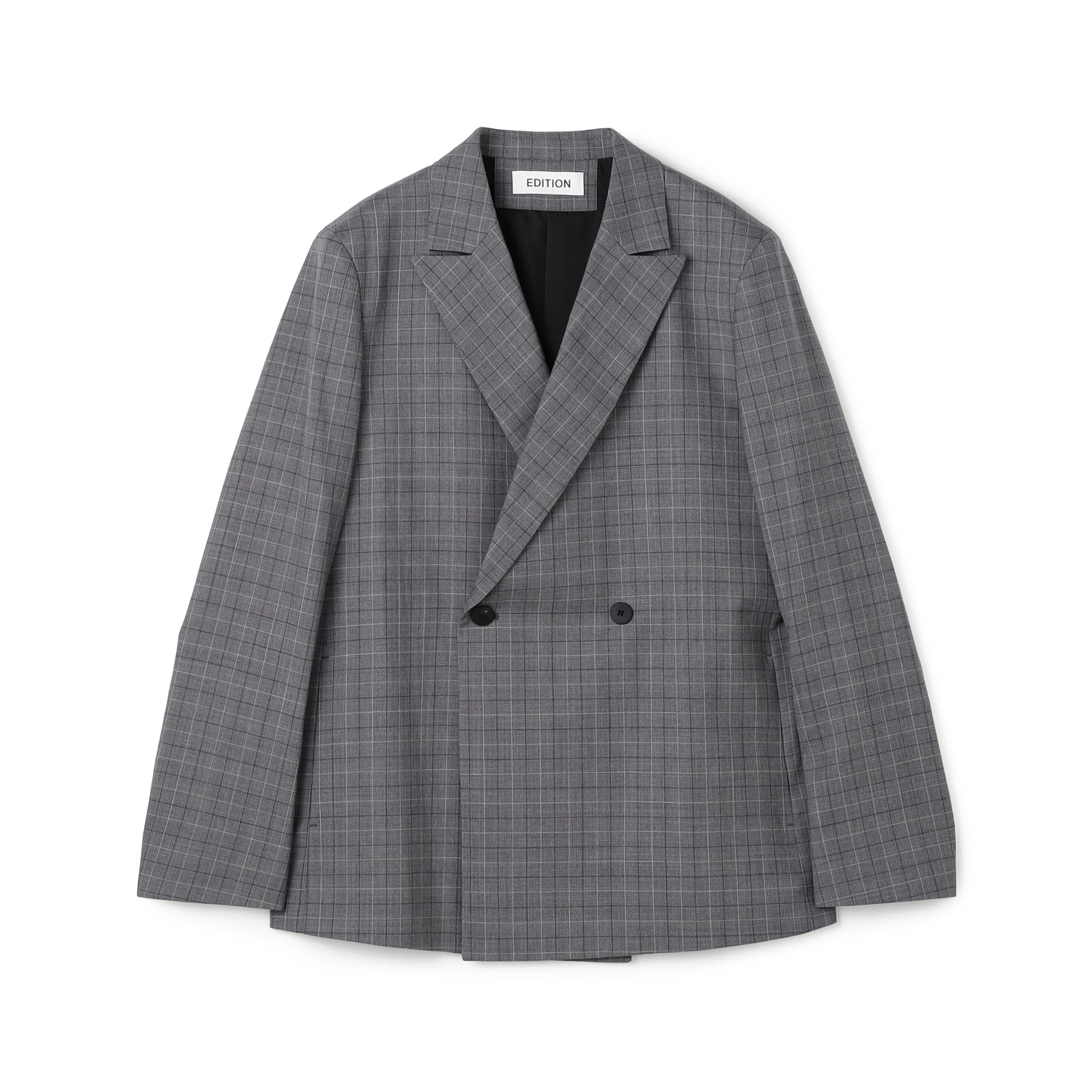 Super120'sウォッシャブルウール ダブルブレストジャケット