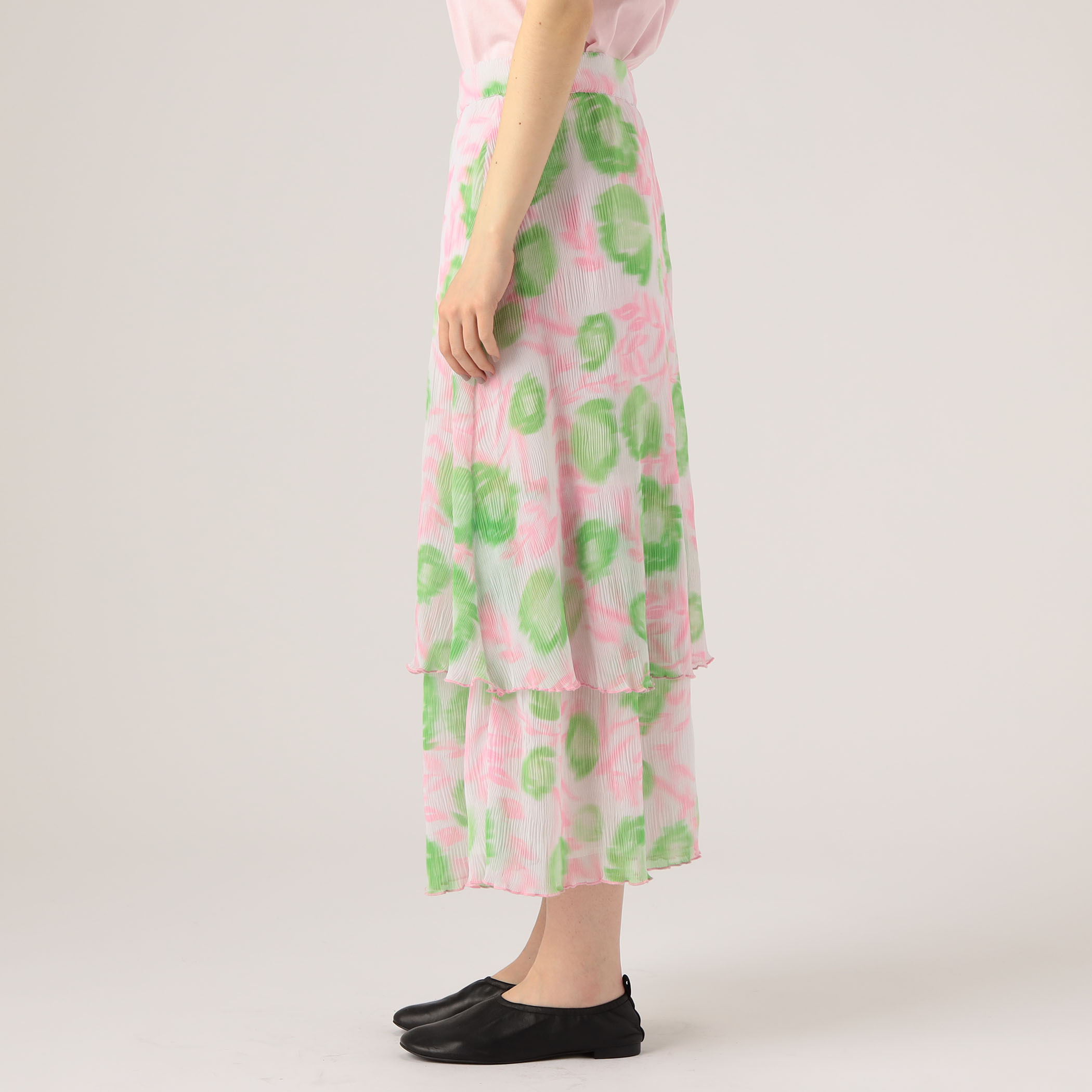 GANNI ボタニカル レイヤードスカート｜トゥモローランド 公式通販